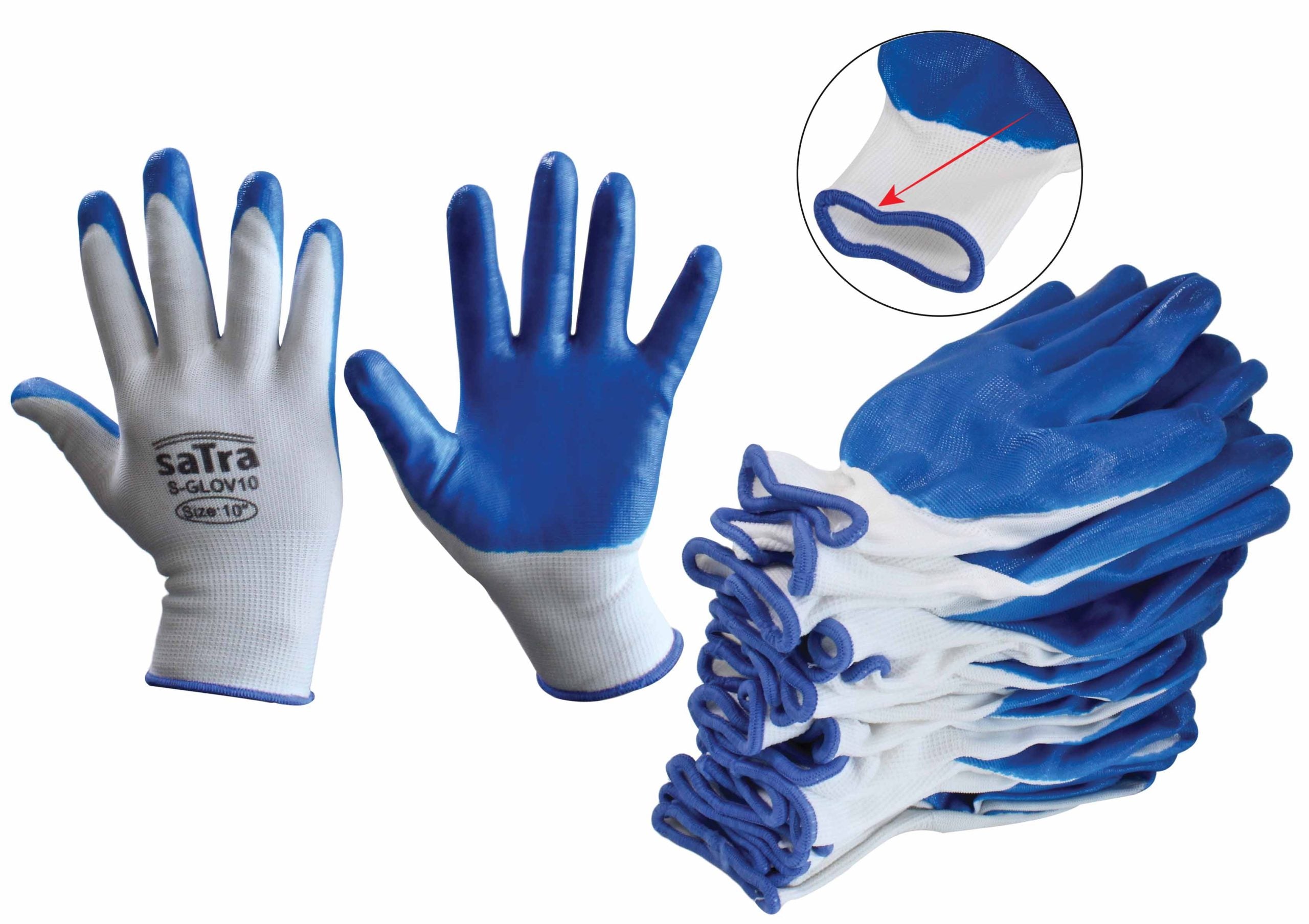 VÉDŐKESZTYŰ KÉSZLET 10-ES MÉRETE (XL) 12 DB