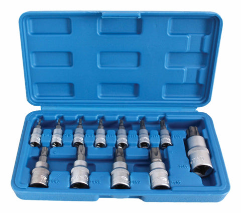 BIT TORX KÉSZLET LYUKKAL TX8-TX60 13 DB