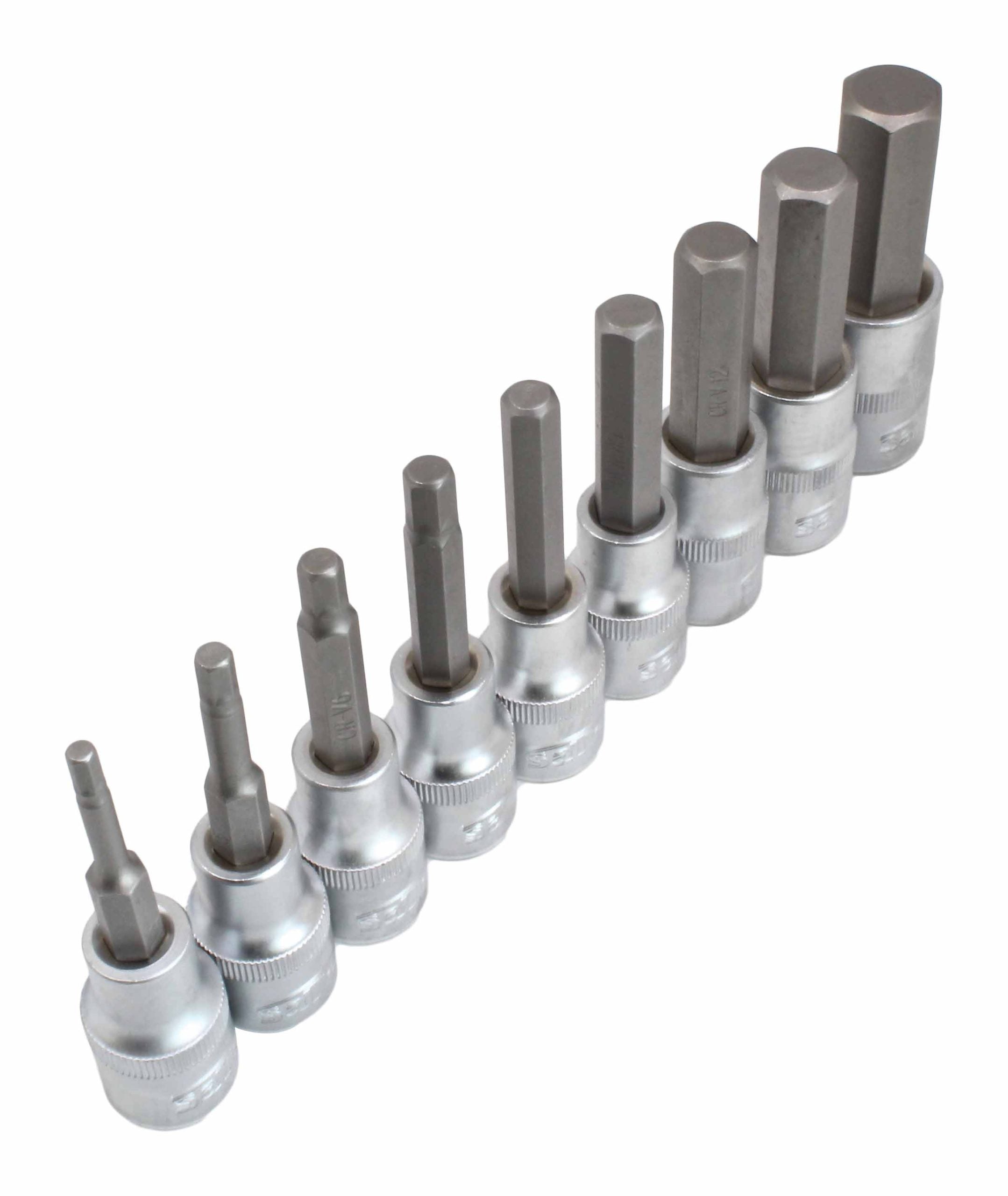 BIT HEXAGON IMBUS KÉSZLET 1/2 4-17 MM 80 MM 9 DB