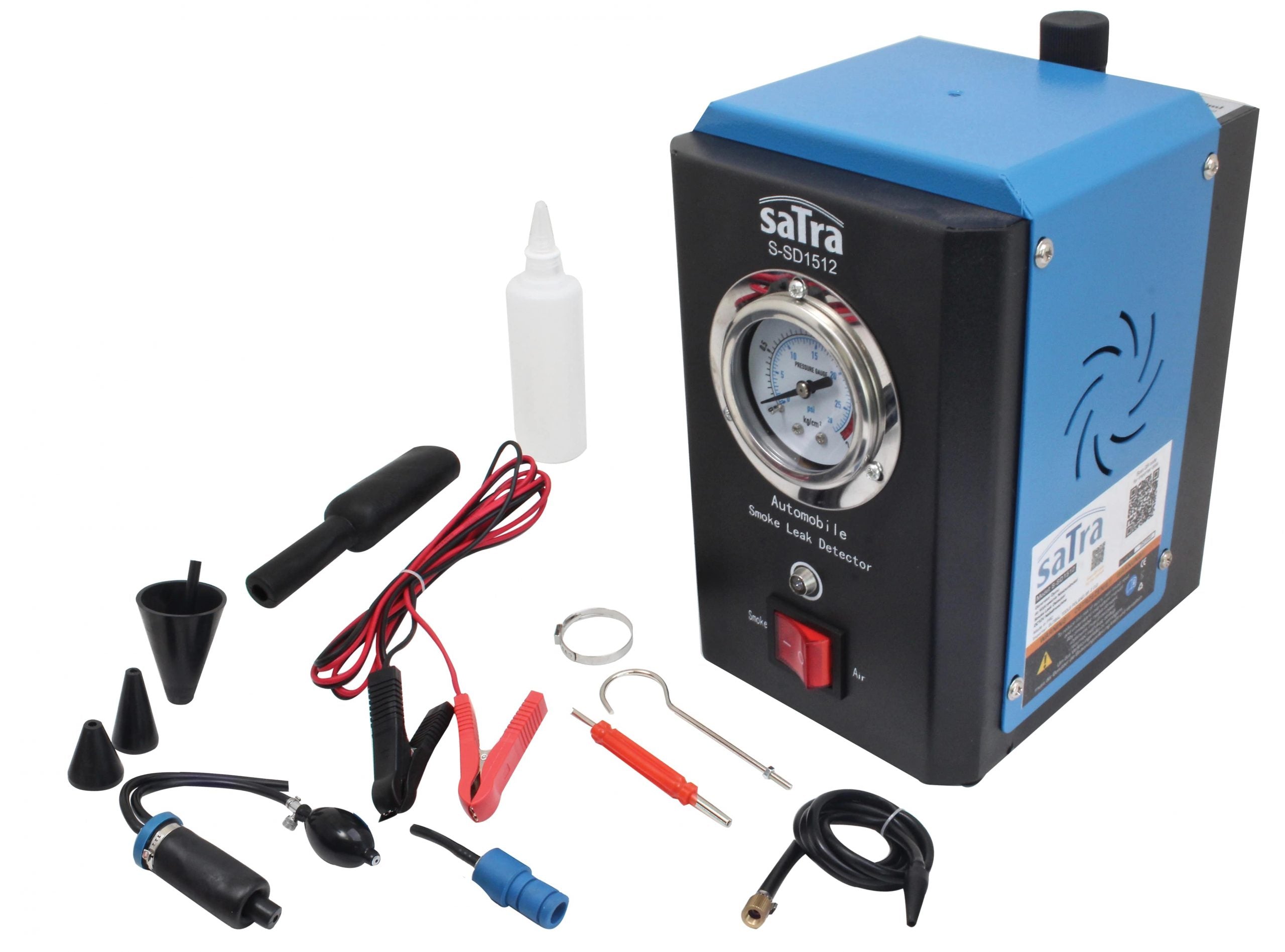 SZIVÁRGÁSELLENÖRZŐ FÜSTGENERÁTOR TARTOZÉKOKKAL SATRA