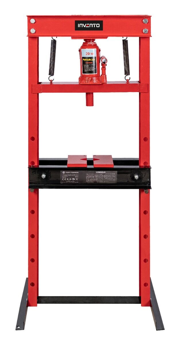 HIDRAULIKUS MŰHELYPRÉS 20T PALACK EMELŐVEL INVENTO