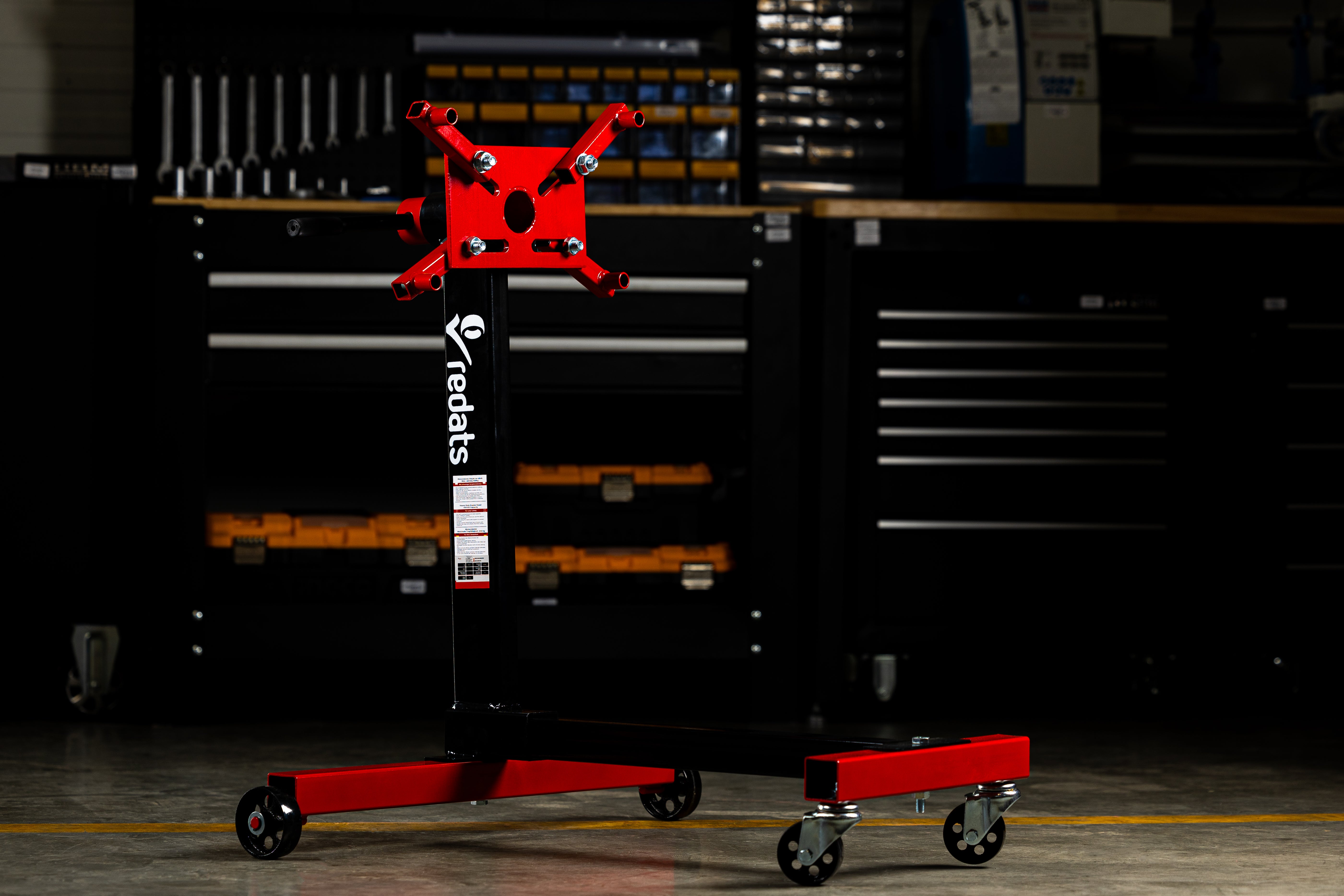 MOTORTARTÓ ÁLLVÁNY FORGATHATÓ 450 KG REDATS