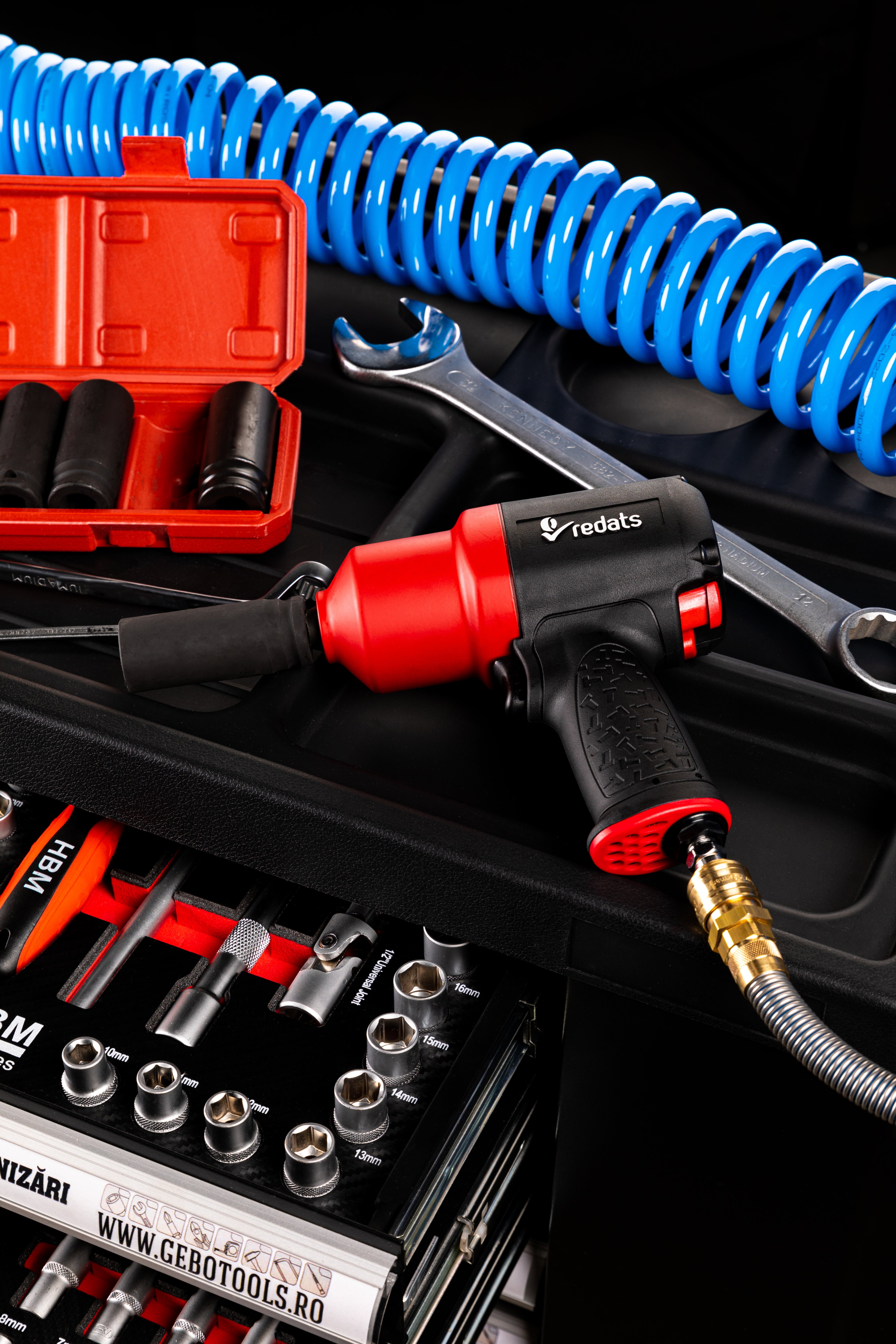 LÉGKULCS ÜTVECSAVAROZÓ 1/2 INCH 1900 NM REDATS