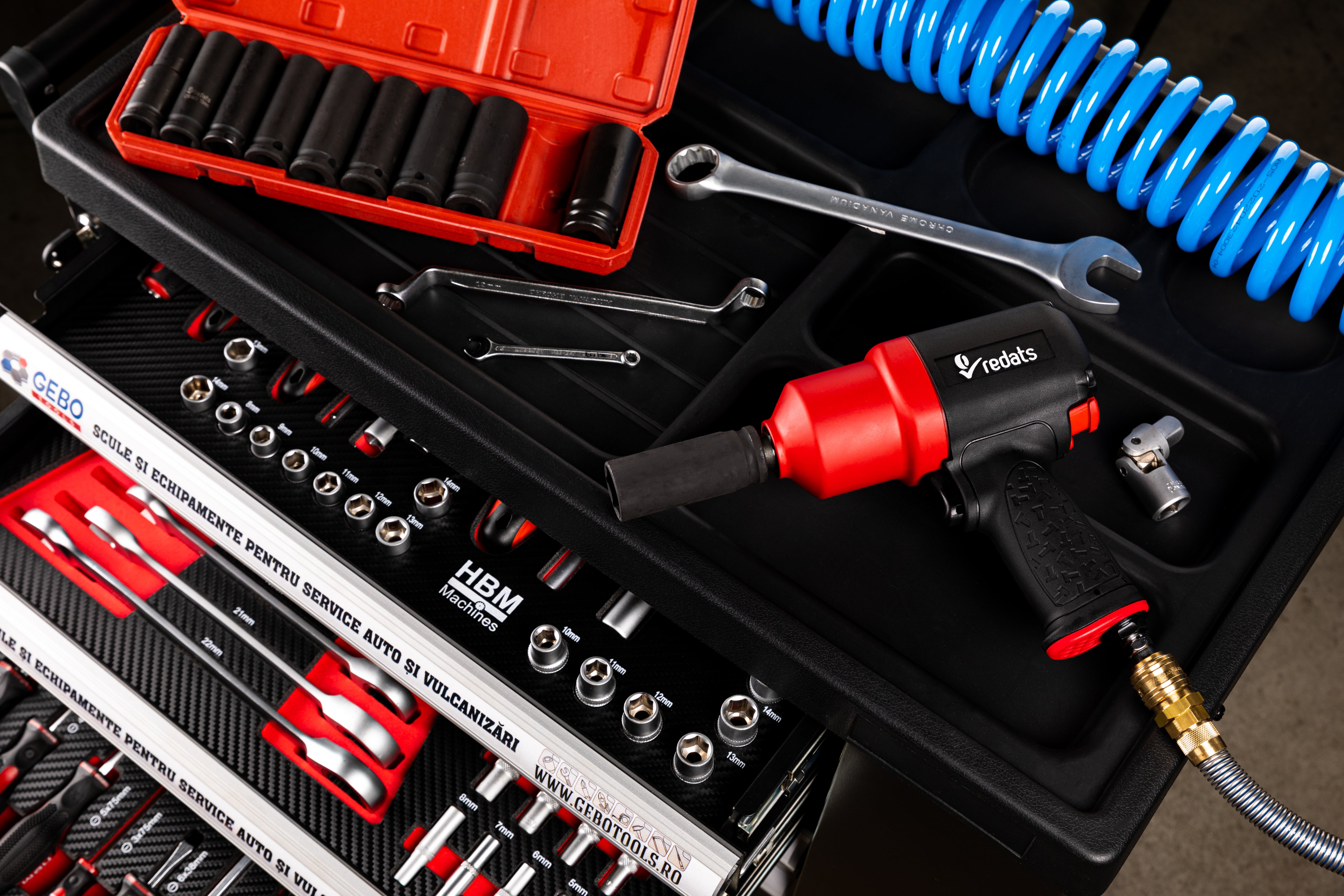 LÉGKULCS ÜTVECSAVAROZÓ 1/2 INCH 1900 NM REDATS