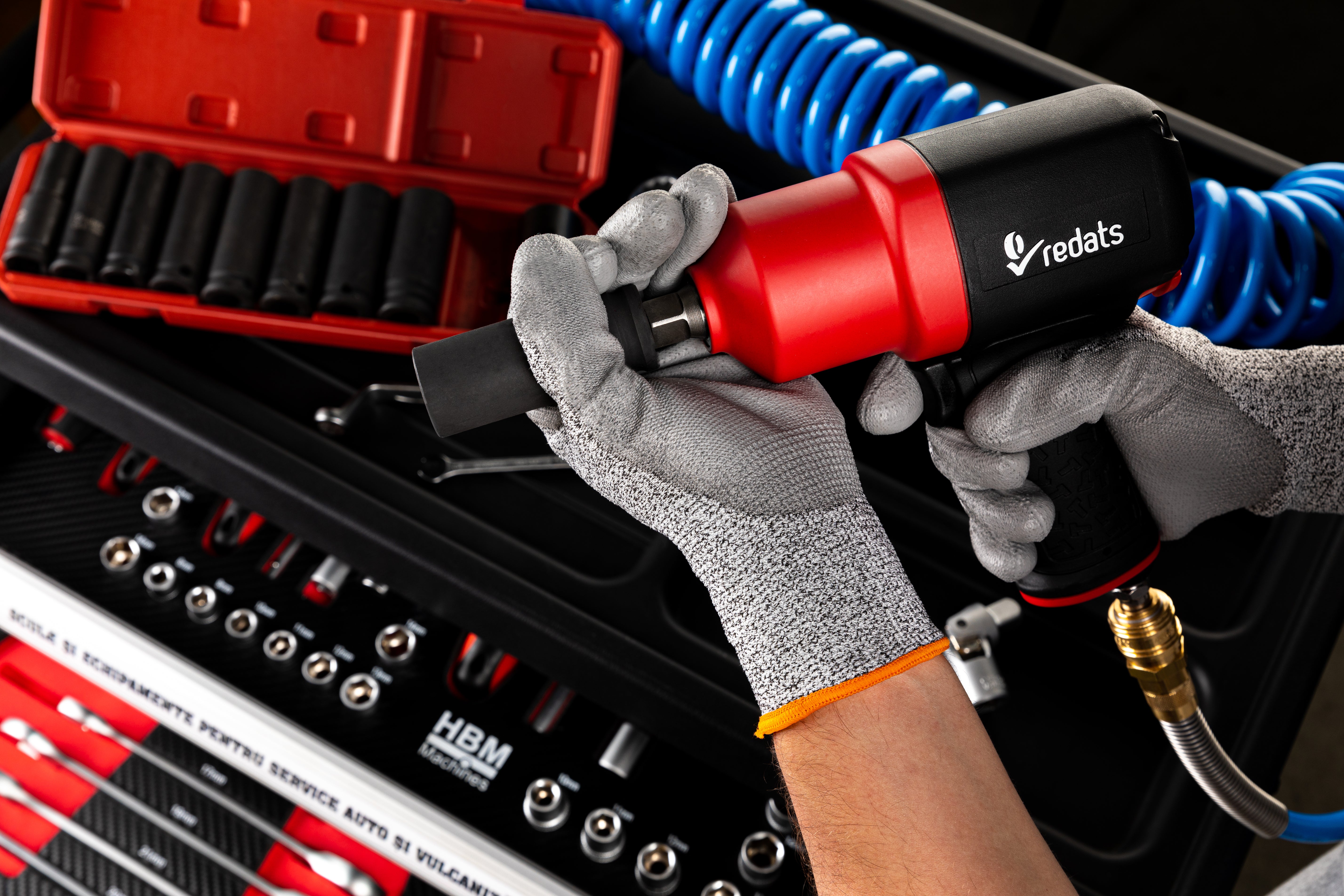 LÉGKULCS ÜTVECSAVAROZÓ 1/2 INCH 1900 NM REDATS