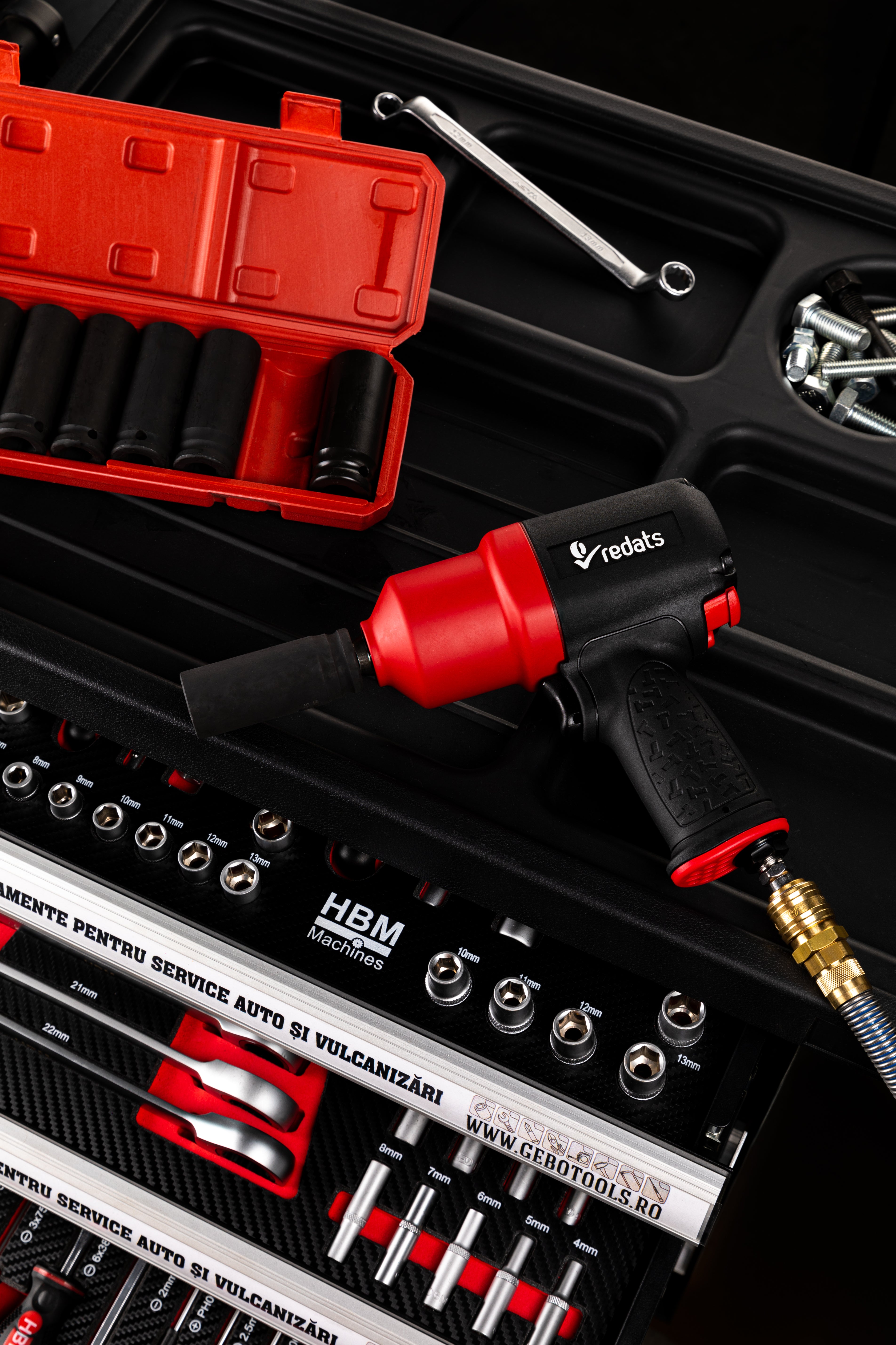 LÉGKULCS ÜTVECSAVAROZÓ 1/2 INCH 1900 NM REDATS