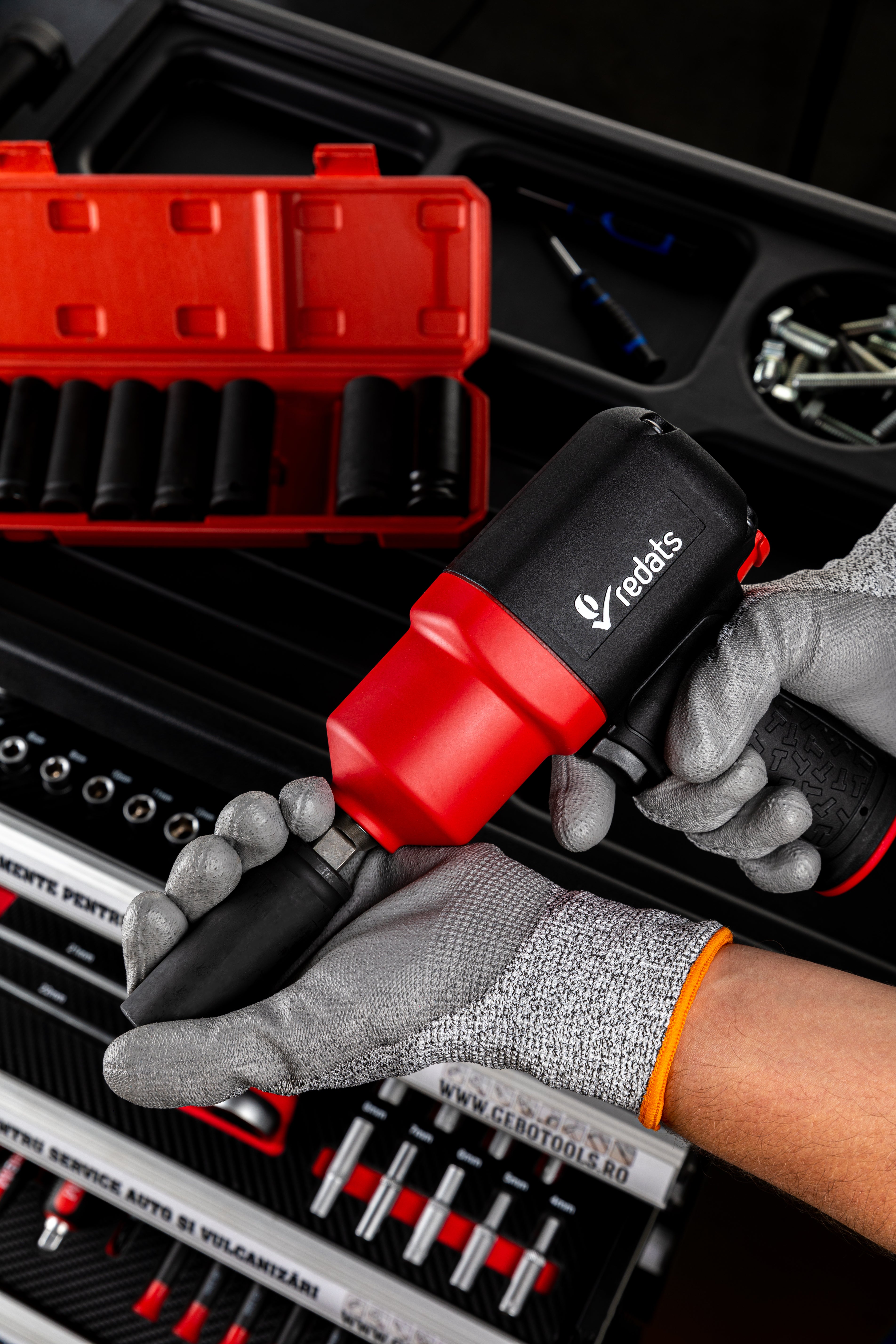 LÉGKULCS ÜTVECSAVAROZÓ 1/2 INCH 1900 NM REDATS