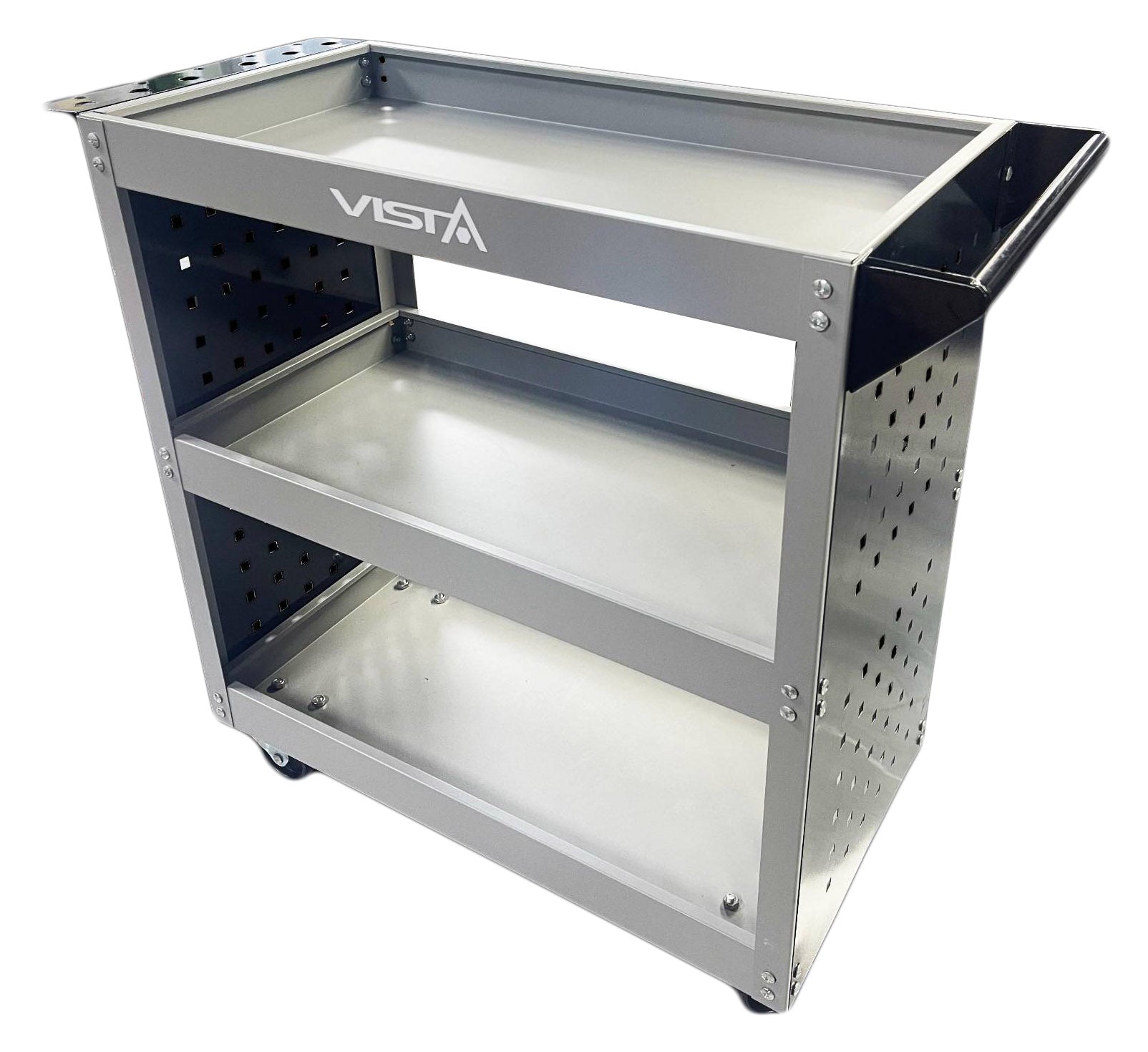 SZERELŐ KOCSI 3 TÁROLÓVAL ÉS SZERSZÁM PANELEKKEL