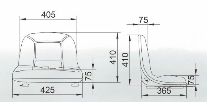 Univerzális traktor, targoncához, munkagépülés biztonsági övvel