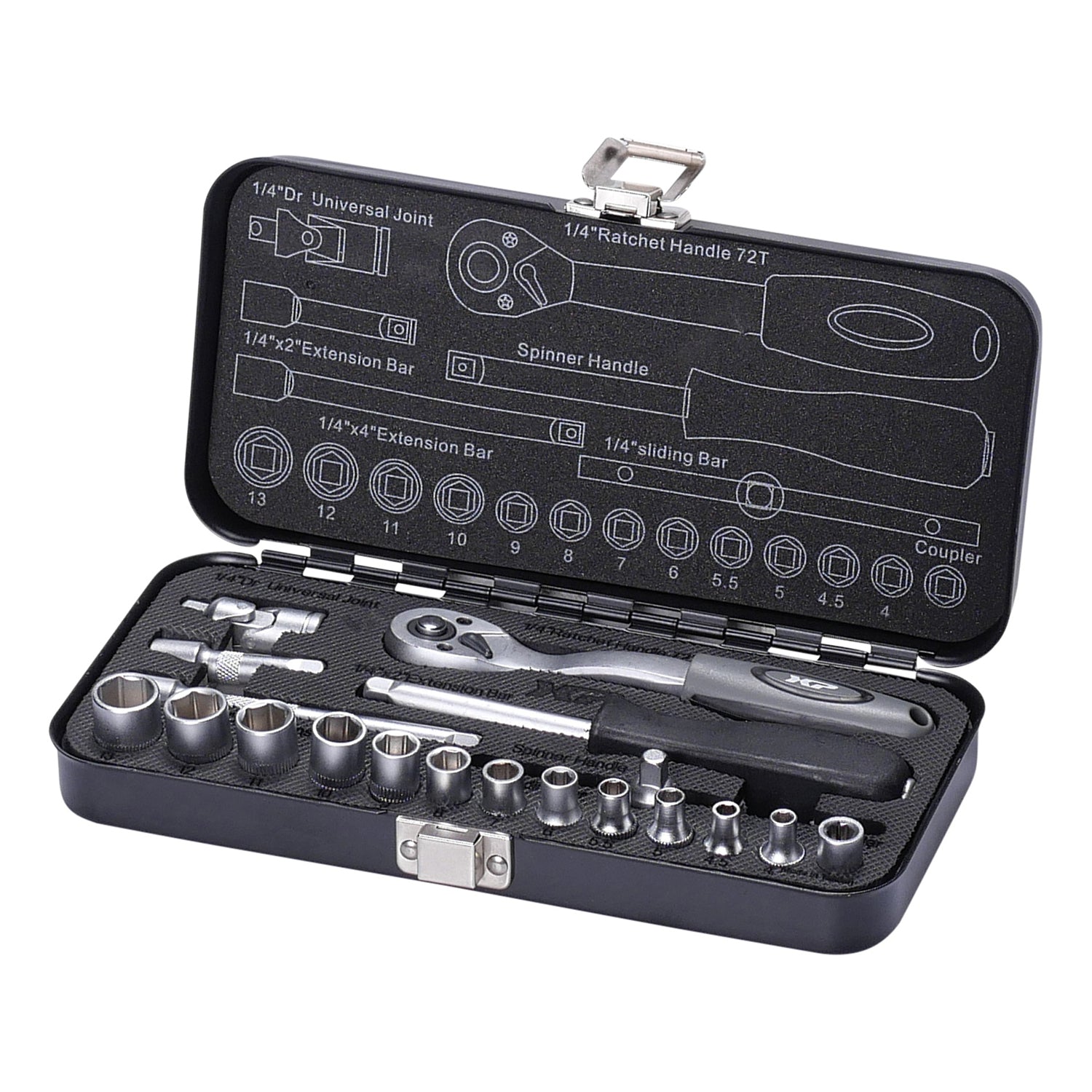 RACSNIS DUGÓKULCS KÉSZLET 1/4″ 20 DB