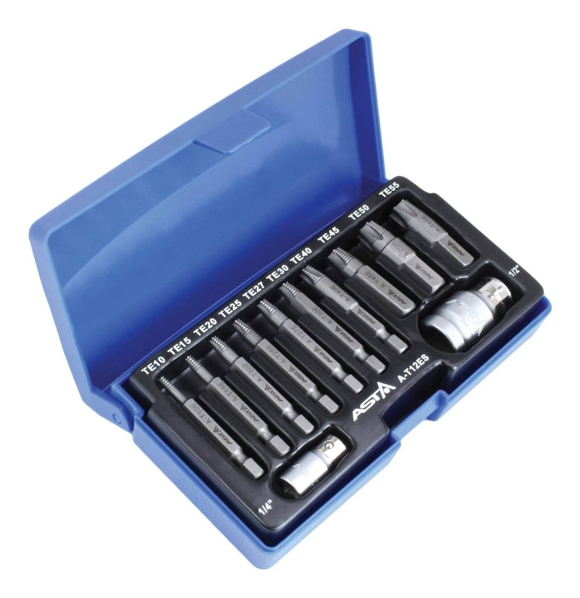 TORX SZERSZÁMKÉSZLET 1/4" 1/2" 12 DB