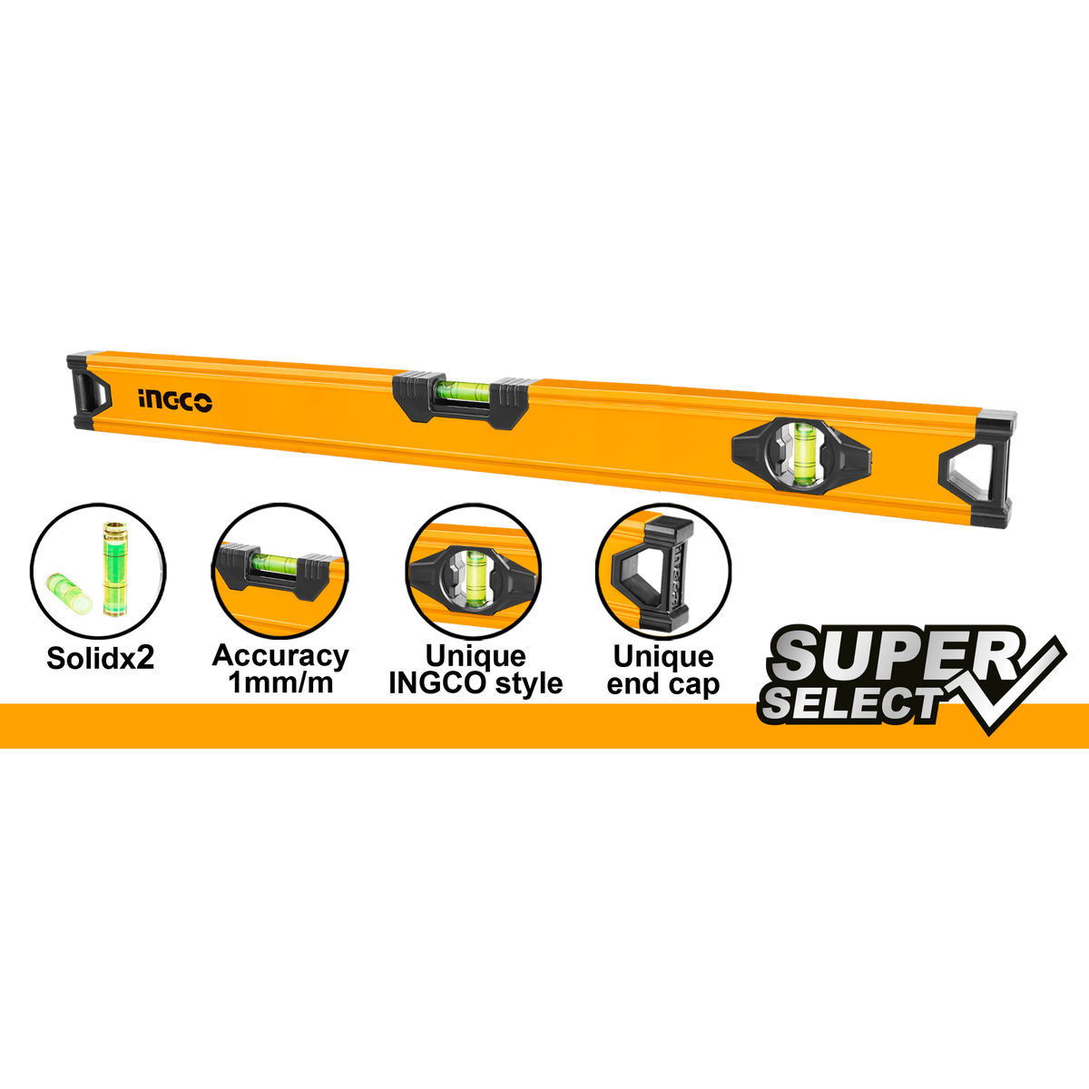VÍZMÉRTÉK SUPER SELECT 100CM INGCO