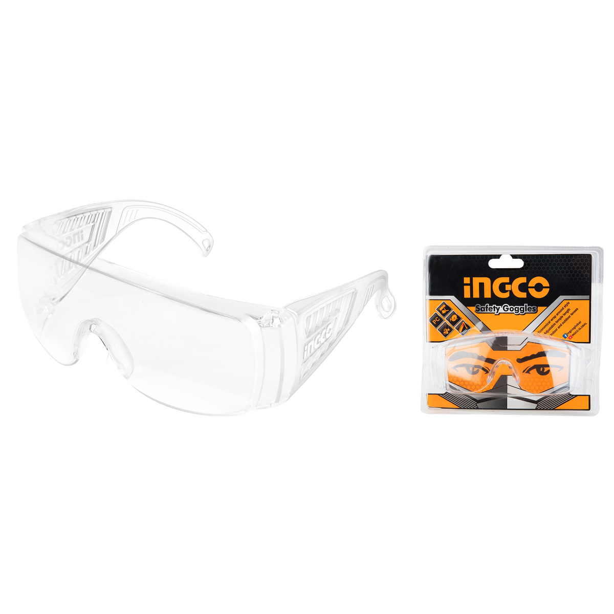 ÁTLÁTSZÓ VÉDŐSZEMÜVEG INGCO