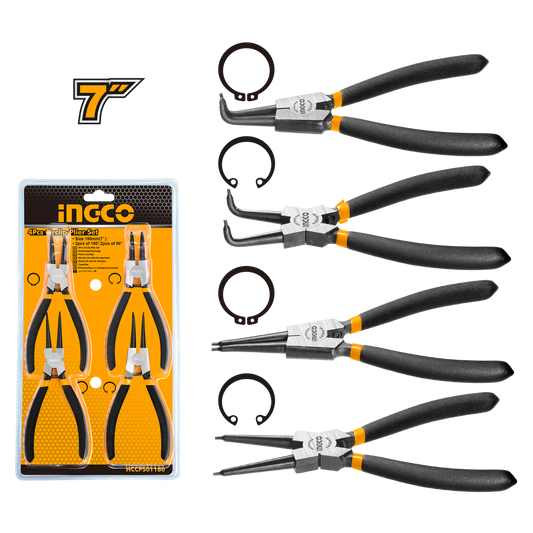 SEEGER BIZTONSÍTÉK FOGÓ KÉSZLET 4 DARAB INGCO