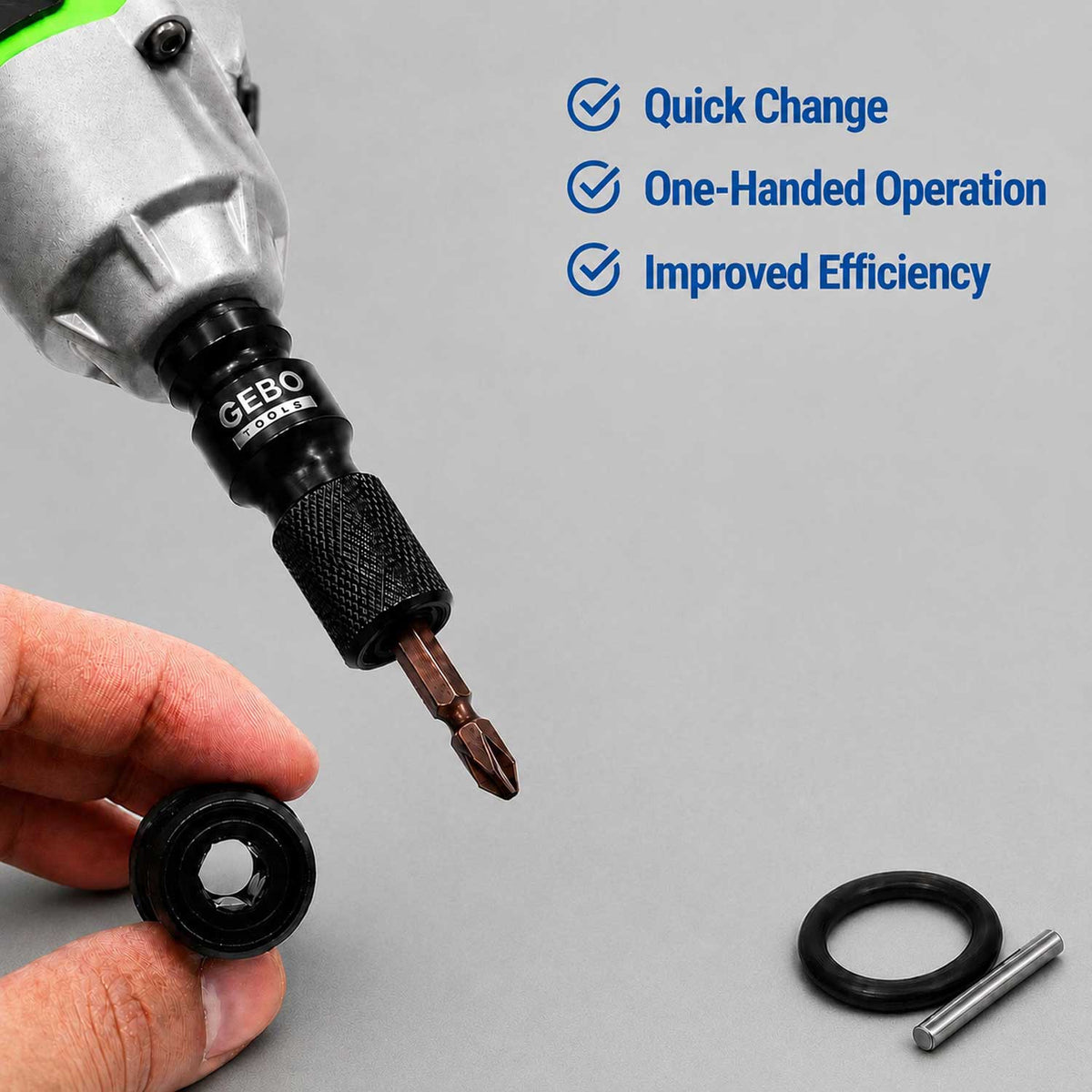 Gépi bit adapter 1/2" - 1/4" GEBO TOOLS