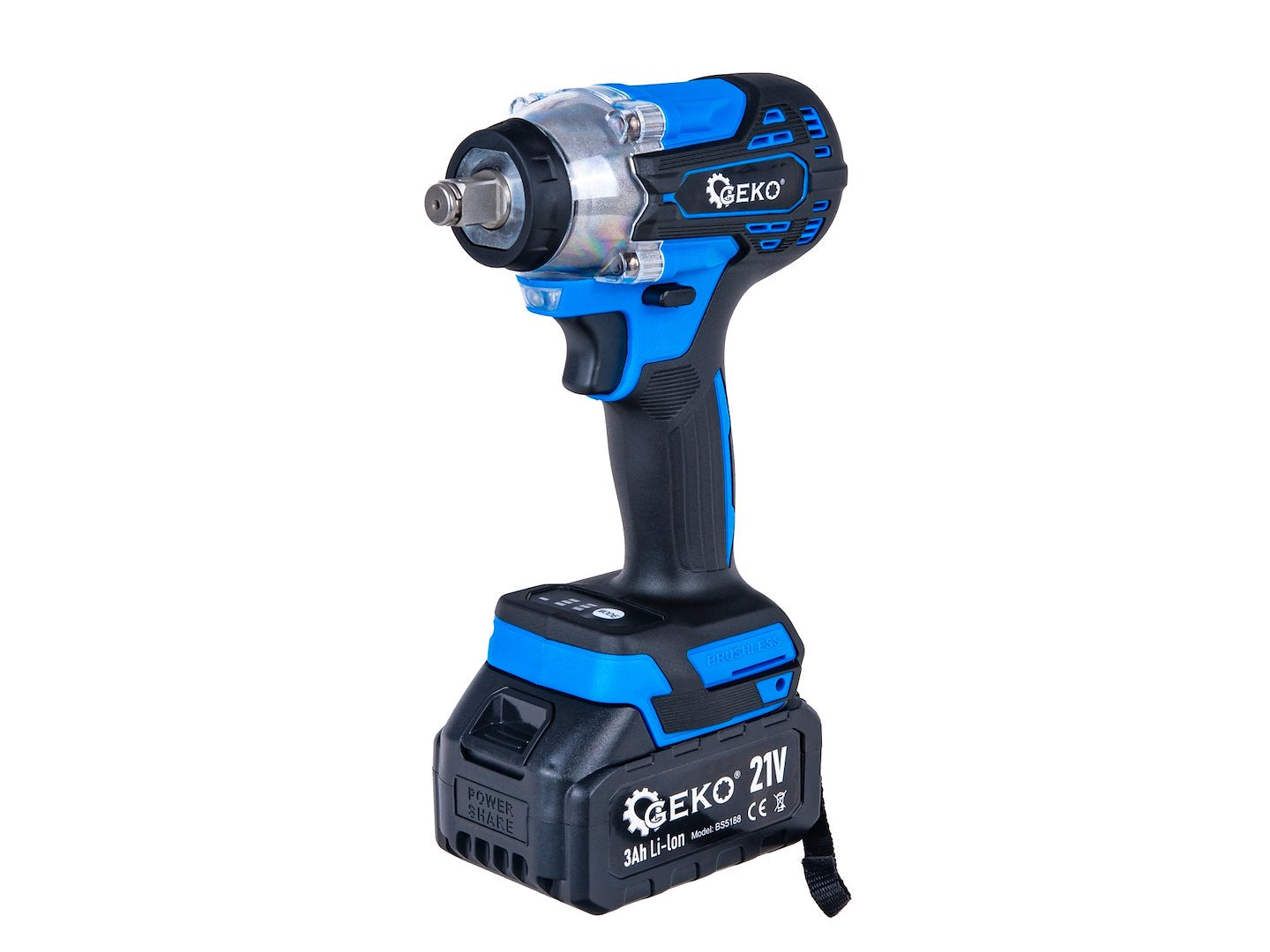 Akkumulátoros ütvecsavarozó 1/2'' 21v 3ah 350 NM GEKO