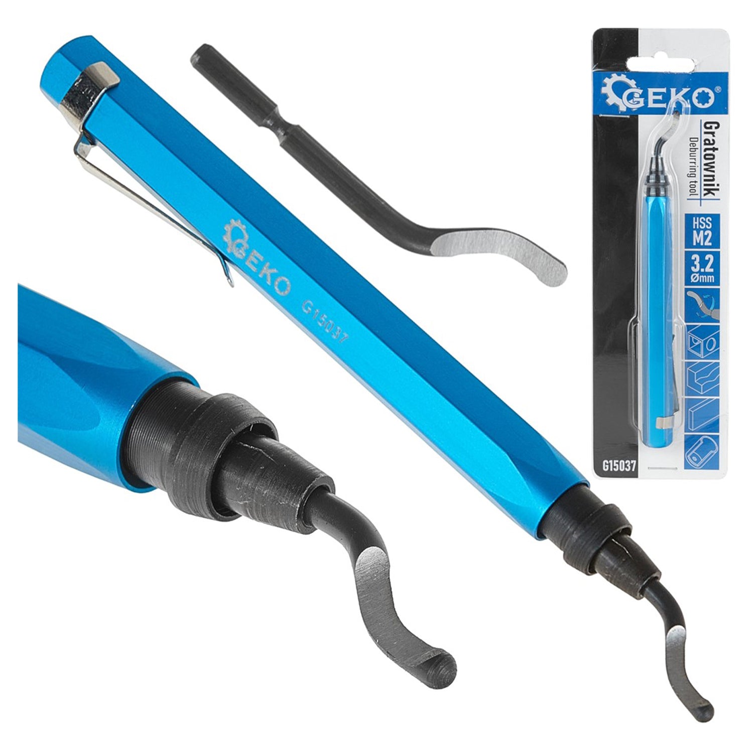 Alumínium sorjázó ceruza HSS m2 3.2mm pengével