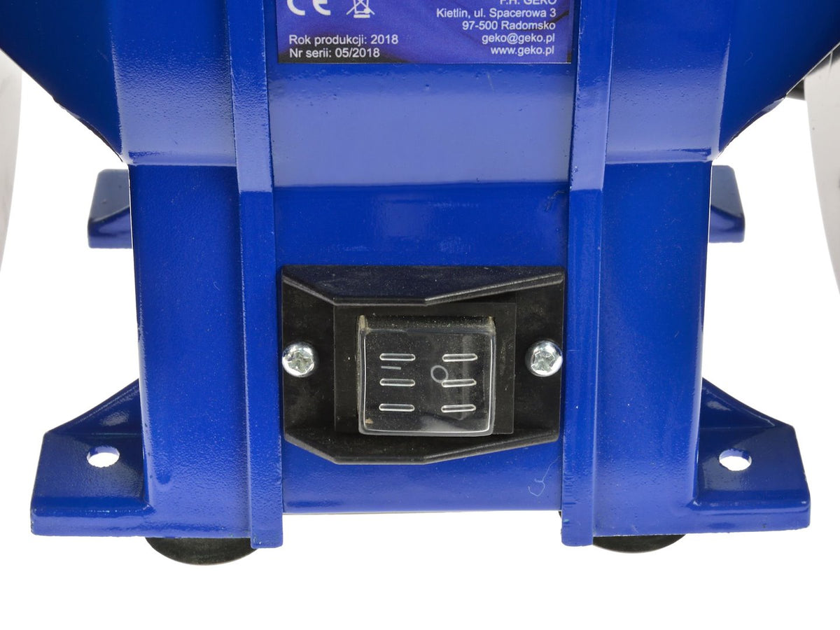 Asztali csiszoló – köszörű 350W 200x20x16 mm GEKO
