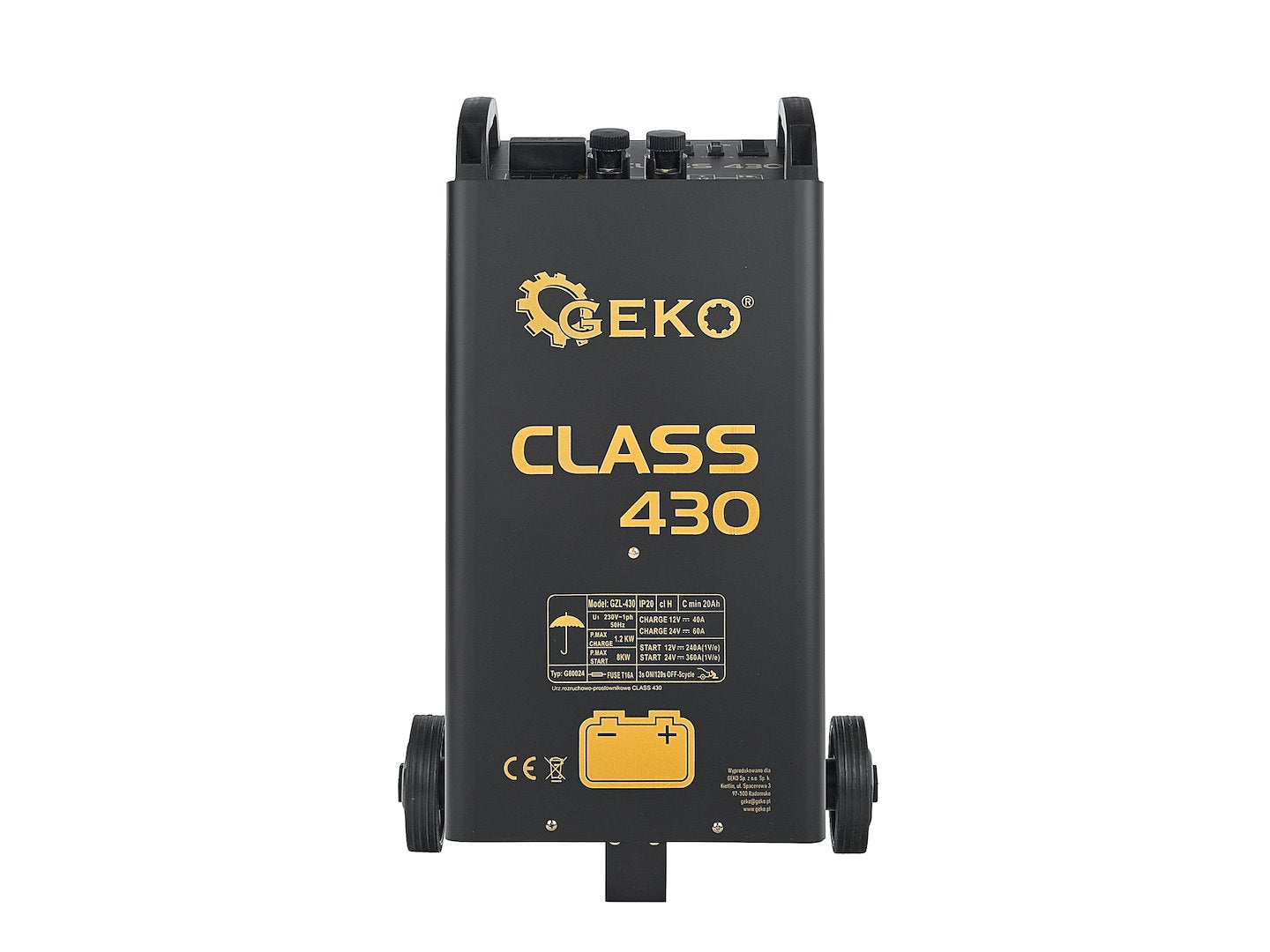 Autó akkumulátor indító és töltő egyenirányítóval 360A class 430