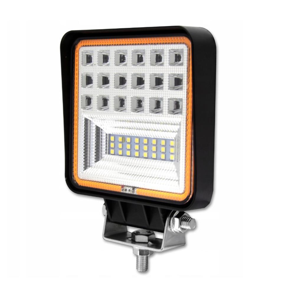 Autó LED projektor lámpa irányjelzővel 10-60v 126w
