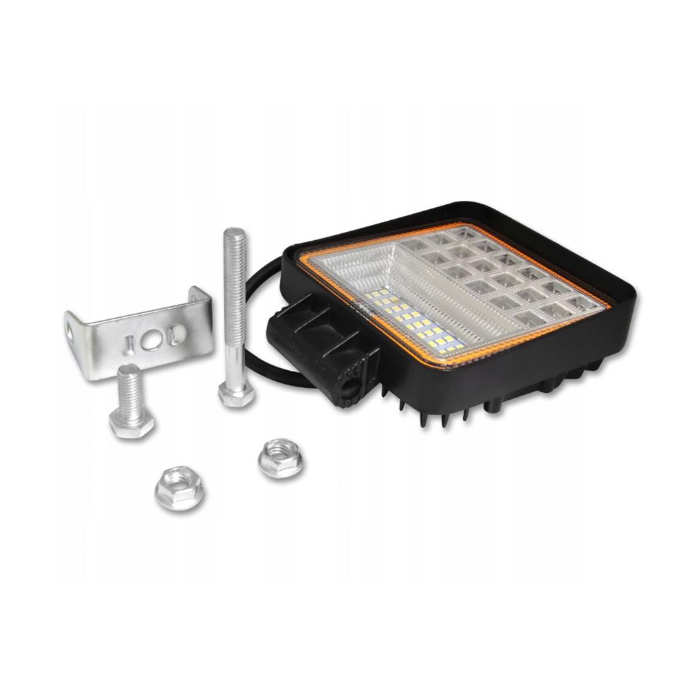 Autó LED projektor lámpa irányjelzővel 10-60v 126w