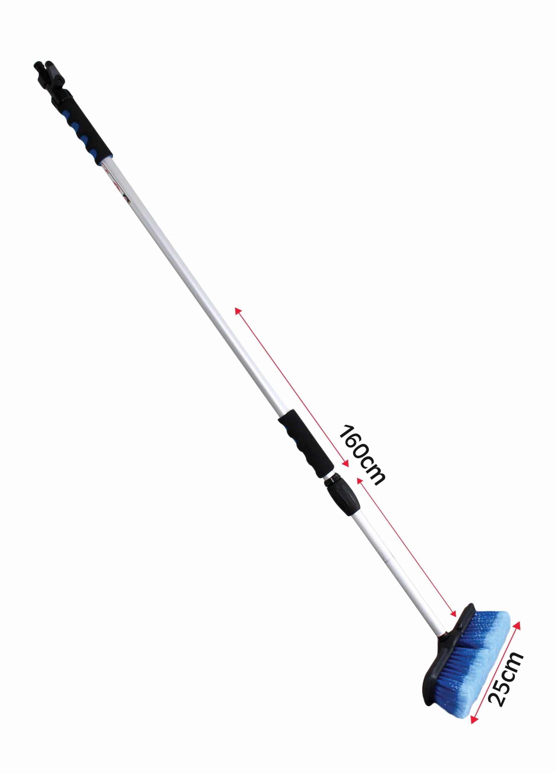 Autómosó kefe teleszkópos nyéllel 250 x 60 mm 1020 - 1725 mm