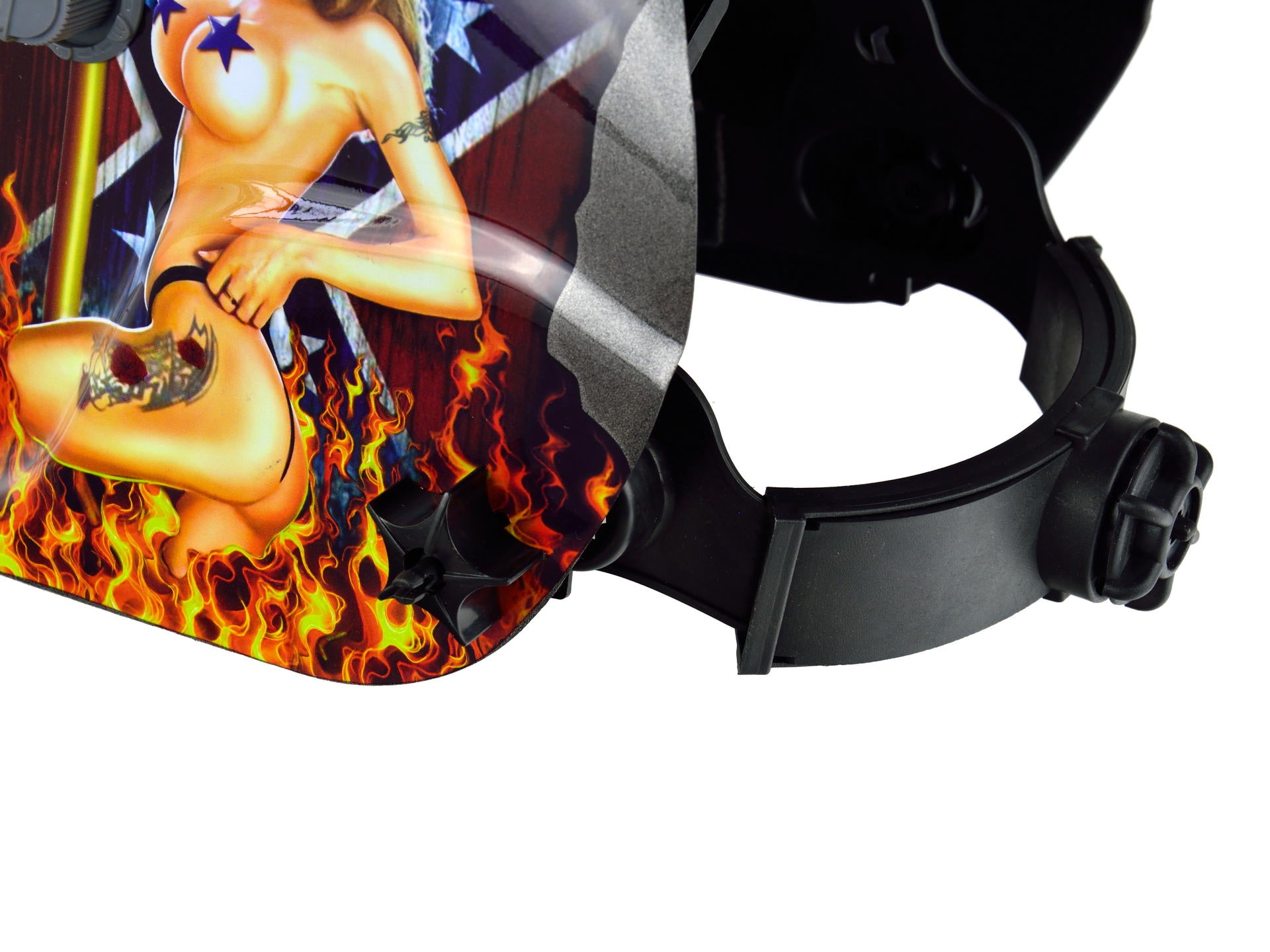 Automata hegesztő maszk szűrővel profi flame