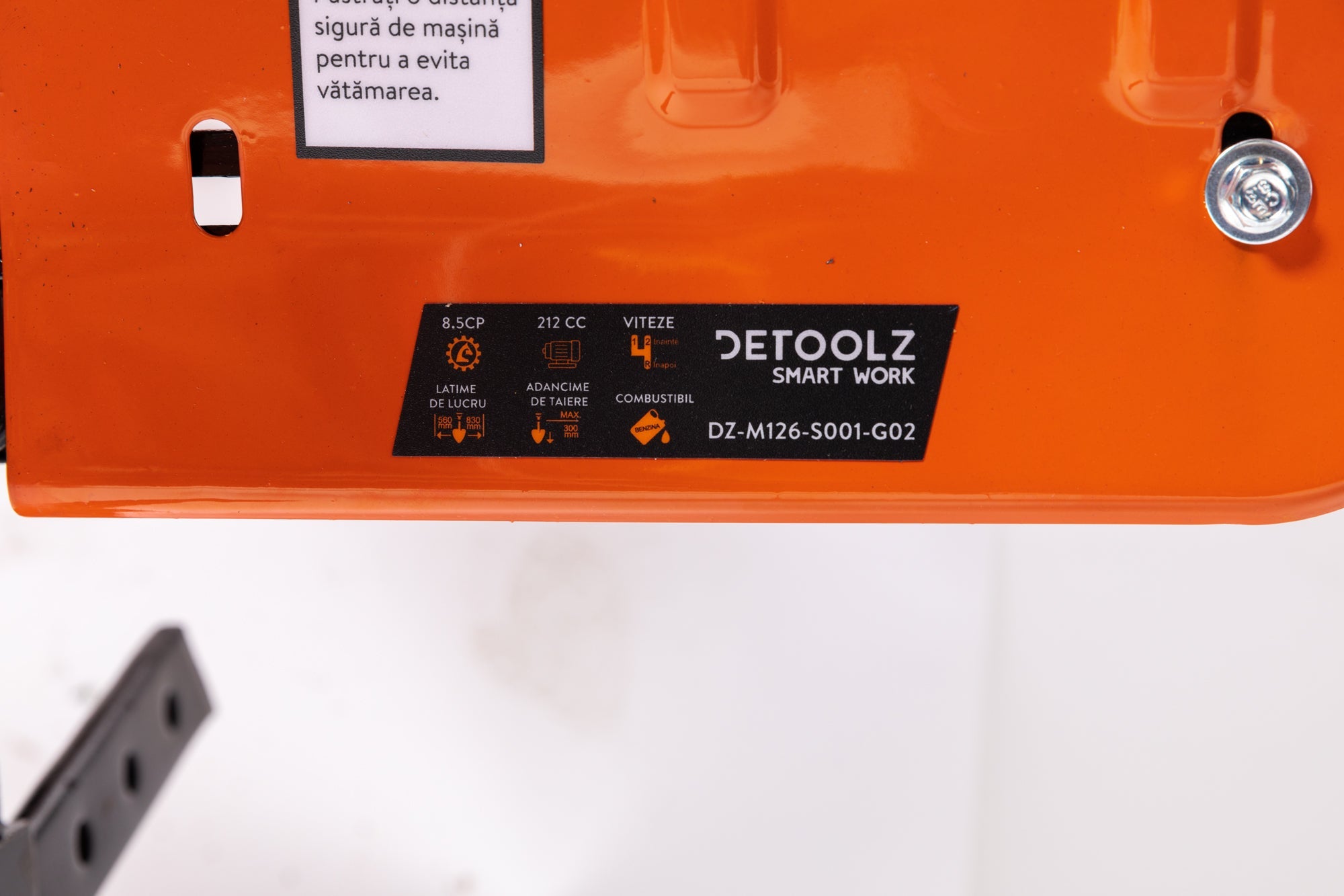 Benzines kapagép 212 cm3 4 ütem 8.5le 2+1 sebességgel DETOOLZ
