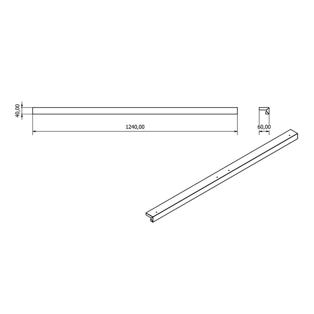 LED LÁMPA BURKOLAT 60 CM GB9535 BÚTORMODULOKHOZ