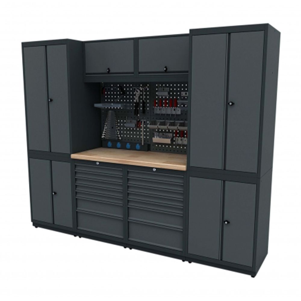 MŰHELYSZEKRÉNY KÉSZLET MUNKAPADDAL 2.48M C MODEL