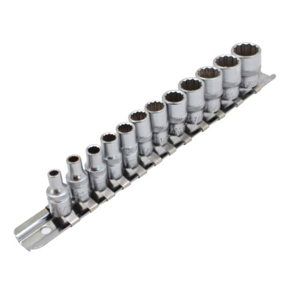 Bihexagonális dugúkulcs készlet 1/4" 12 db