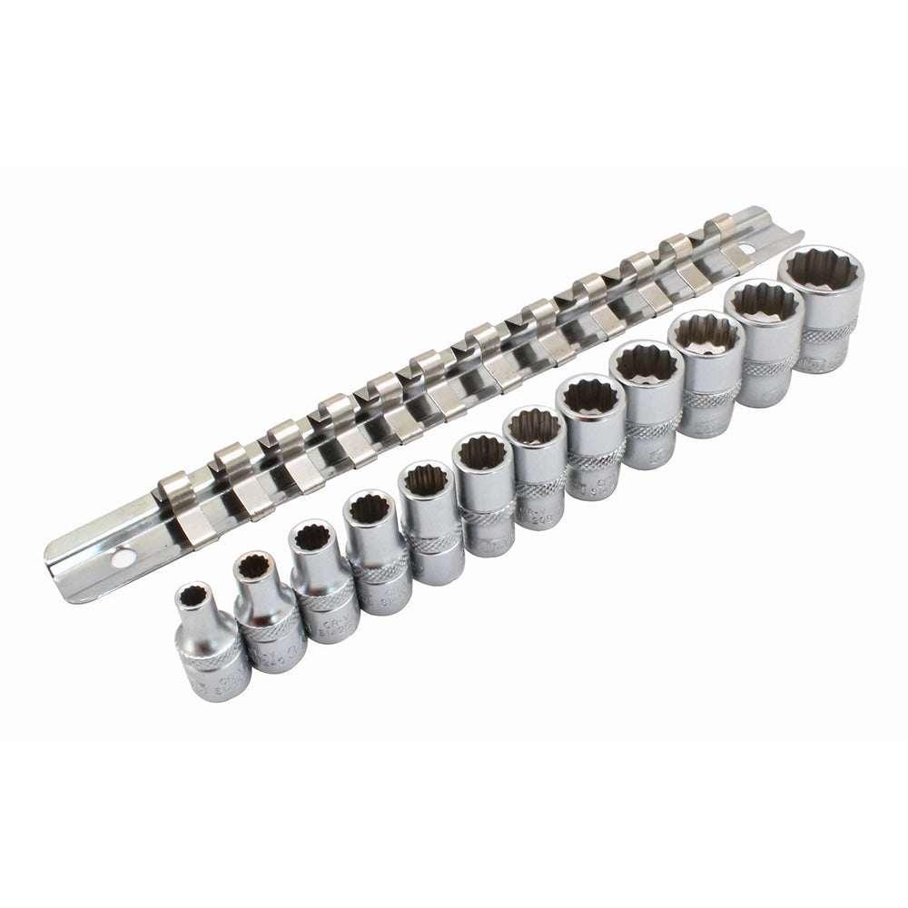 Bihexagonális dugúkulcs készlet 1/4" 12 db