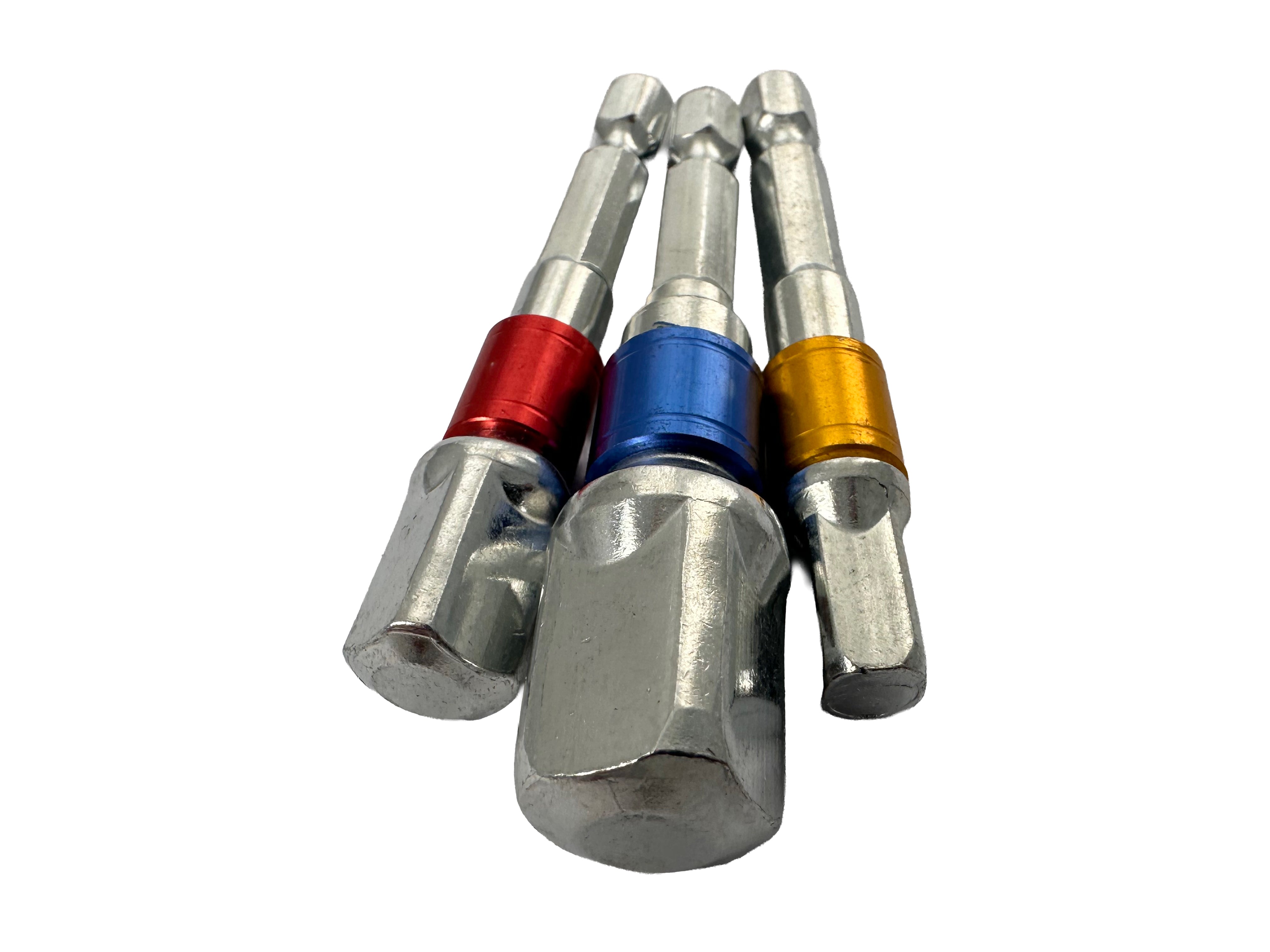 Bit adapter készlet hexagonális 3Db 1/4 3/8 1/2