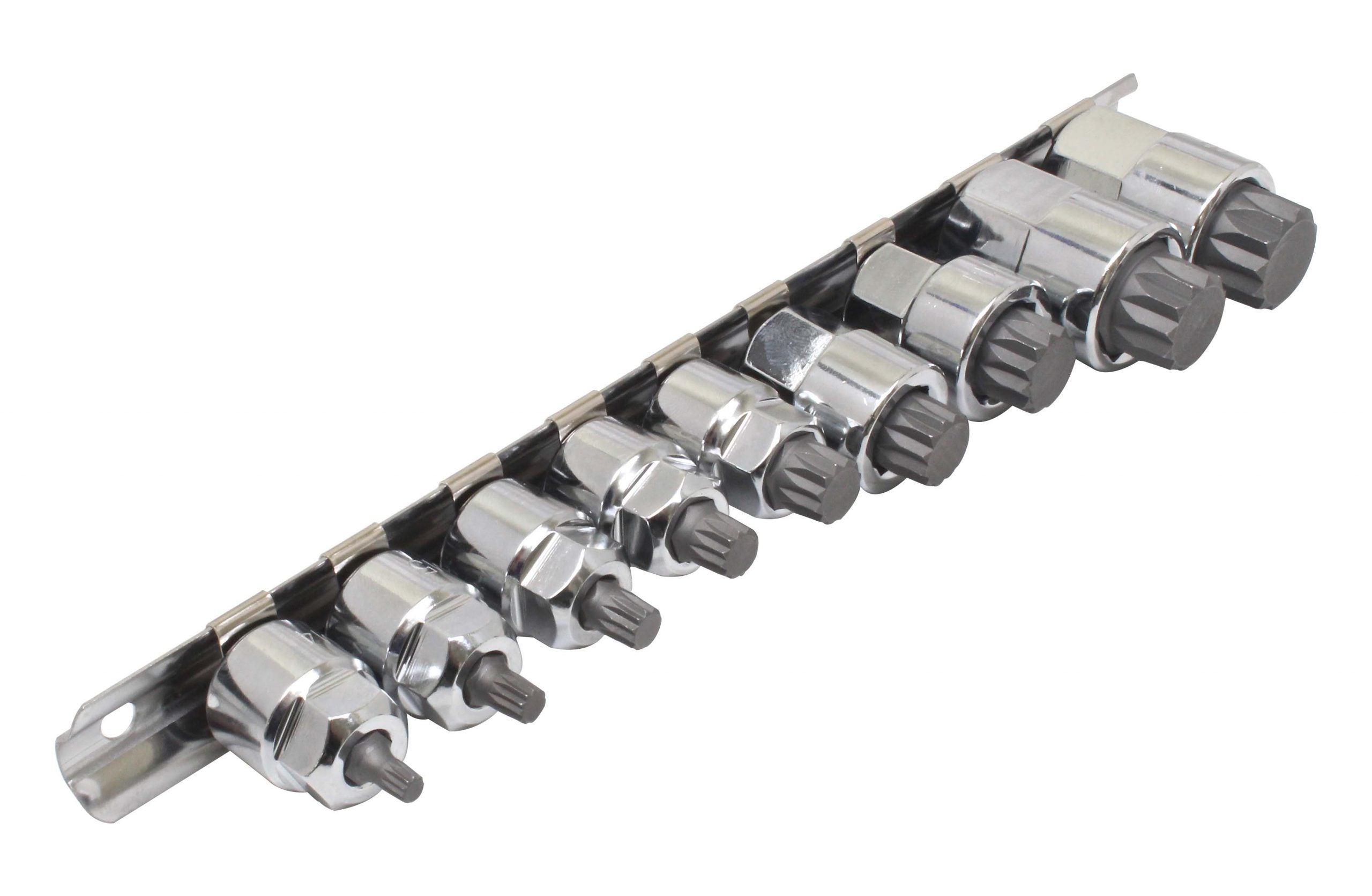 Bit készlet m4-m18 XZN 3/8" - 1/2" 9 db