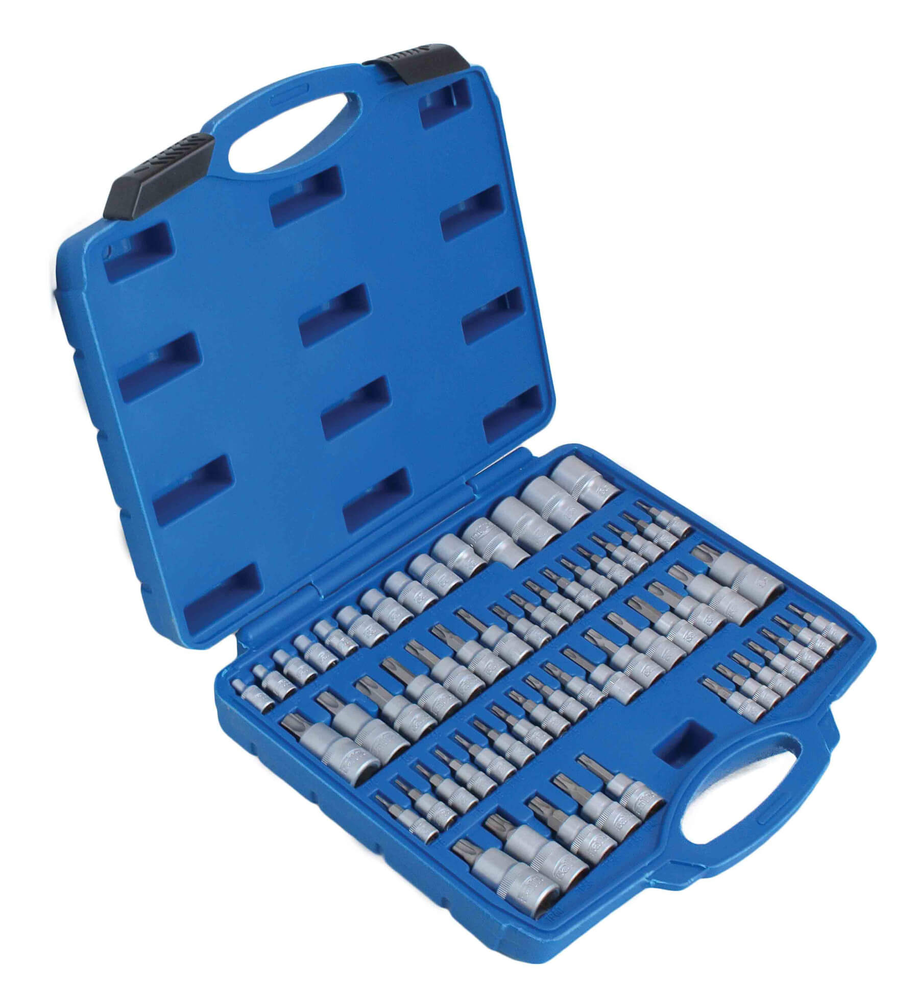 Bit TORX e-TORX bit plus készlet 1/4 3/8 1/2 60 db