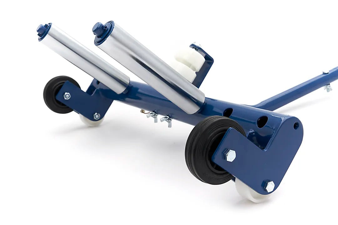 TEHERAUTÓ KERÉK- ÉS GUMIABRONCS SZÁLLÍTÓ KOCSI, 250 KG TEHERBÍRÁS HBM MACHINES