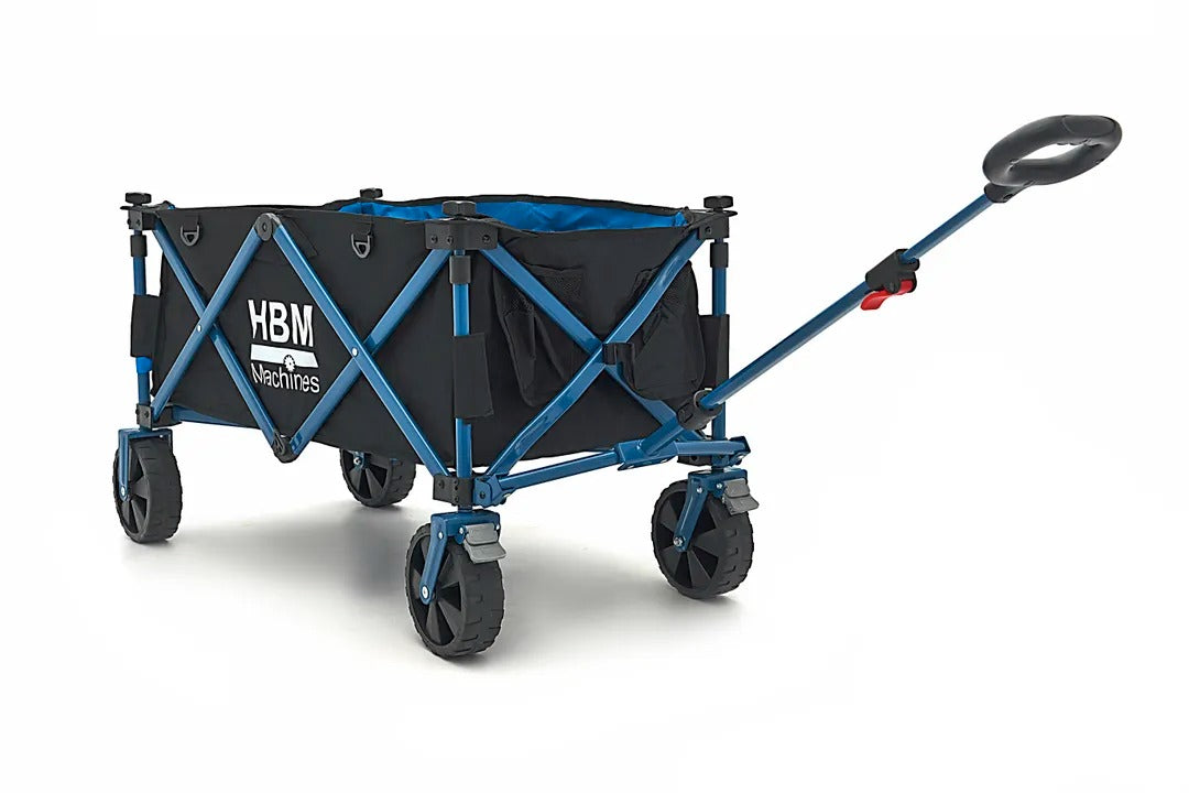 TÖBBFUNKCIÓS ÖSSZECSUKHATÓ TEHER SZÁLLÍTÓ KÉZIKOCSI 120 KG HBM MACHINES