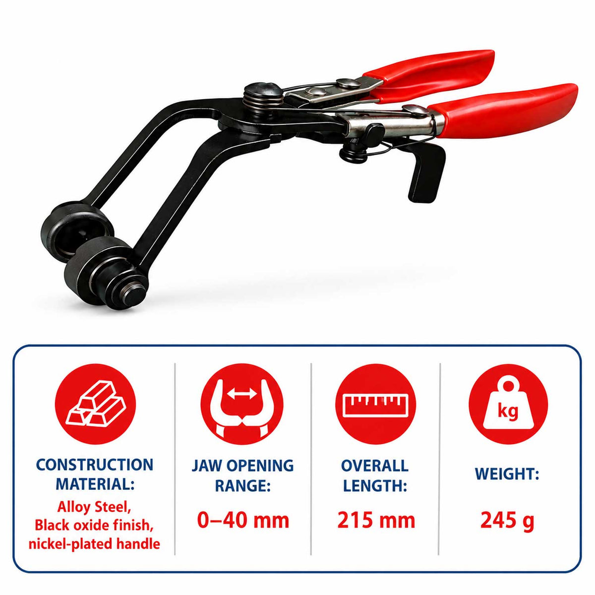 Vízcsőbilincs fogó - 1 típus GEBO TOOLS
