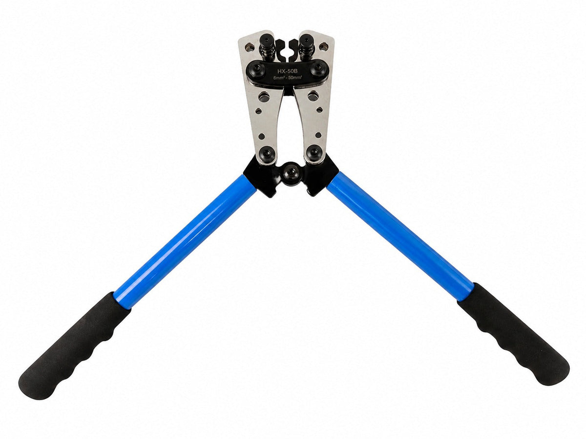 Krimpelő fogó nagy átmérőjű elektromos kábelekhez 6.0 – 50mm2 GEBO TOOLS