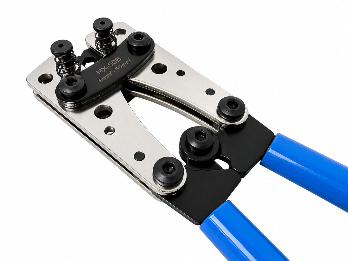Krimpelő fogó nagy átmérőjű elektromos kábelekhez 6.0 – 50mm2 GEBO TOOLS