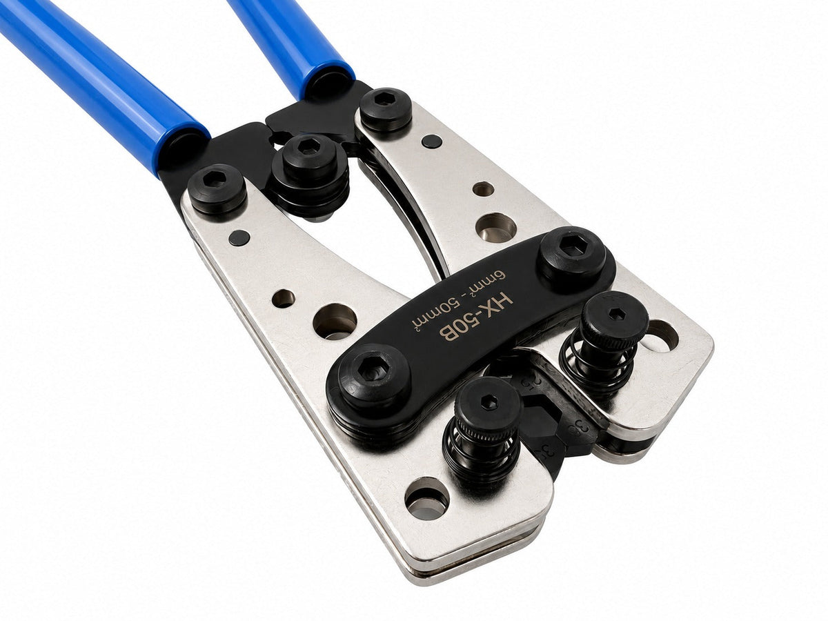 Krimpelő fogó nagy átmérőjű elektromos kábelekhez 6.0 – 50mm2 GEBO TOOLS