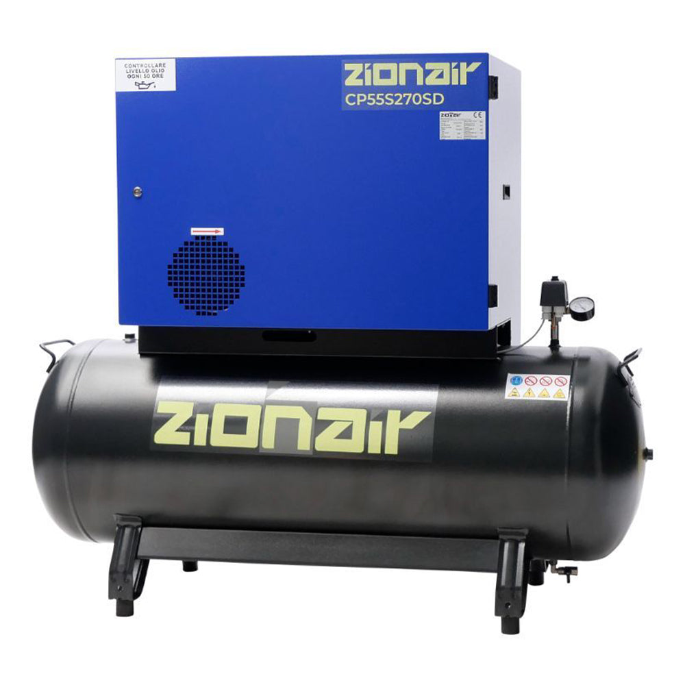 HALK KOMPRESSZOR STAR-DELTA 5.5KW 11 BAR 270 L 400V ZIONAIR