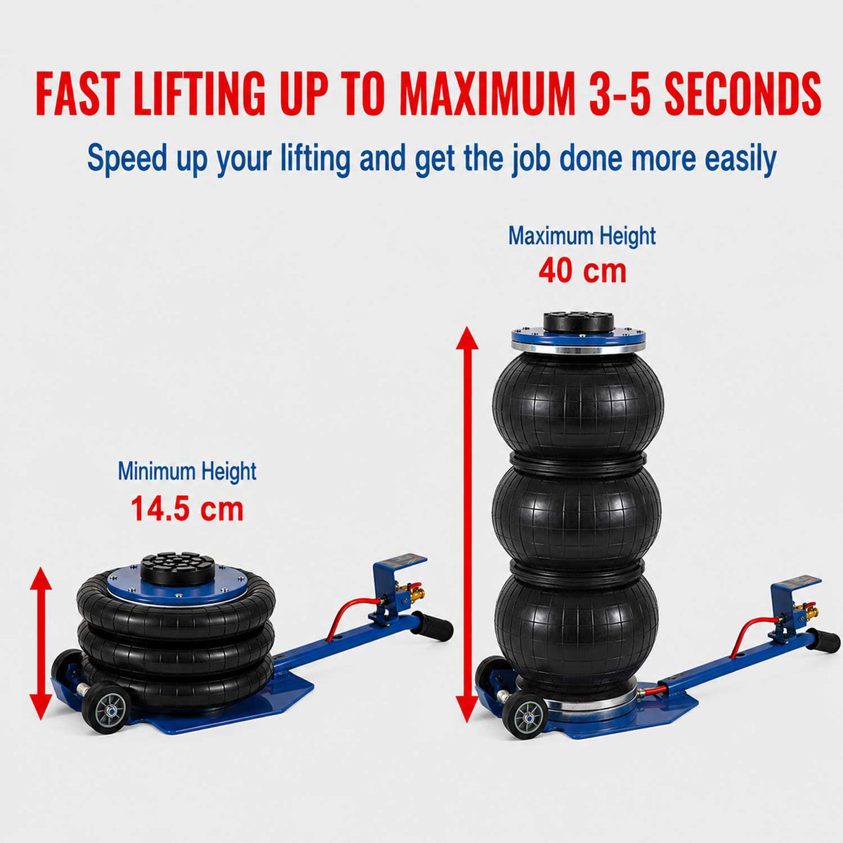 Pneumatikus légpárnás emelő 3.5T GEBO TOOLS