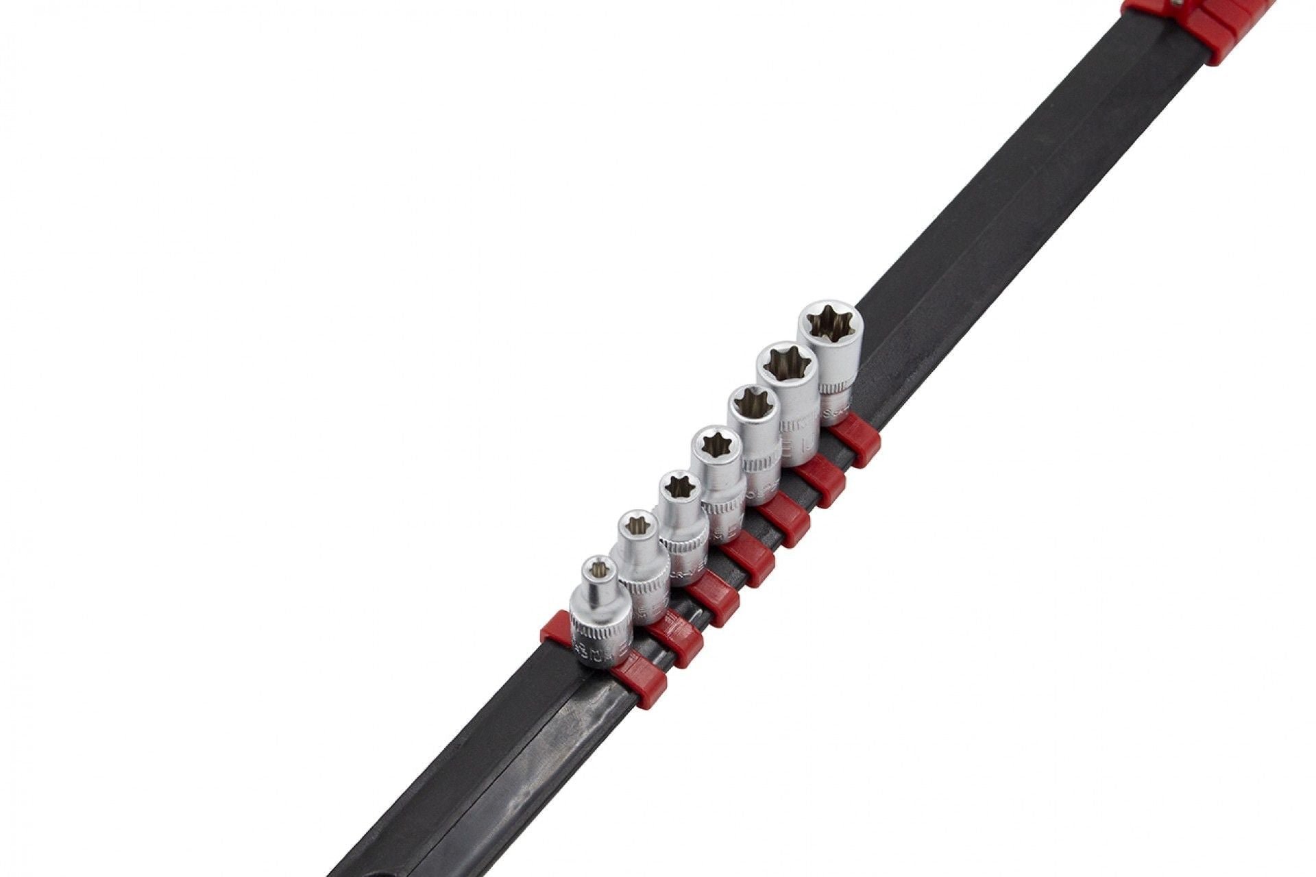 Csillag dugókulcs készlet sin tartóval e profil 1/4” 7 db e4-e11 KROFTOOLS