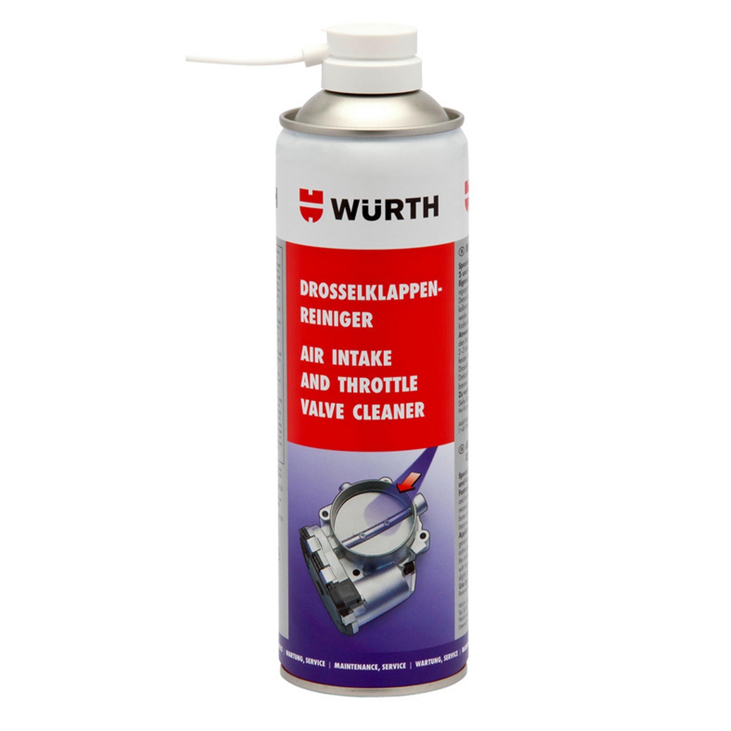 KARBURÁTOR ÉS FOJTÓSZELEP TISZTÍTÓ SPRAY 500 ML WURTH
