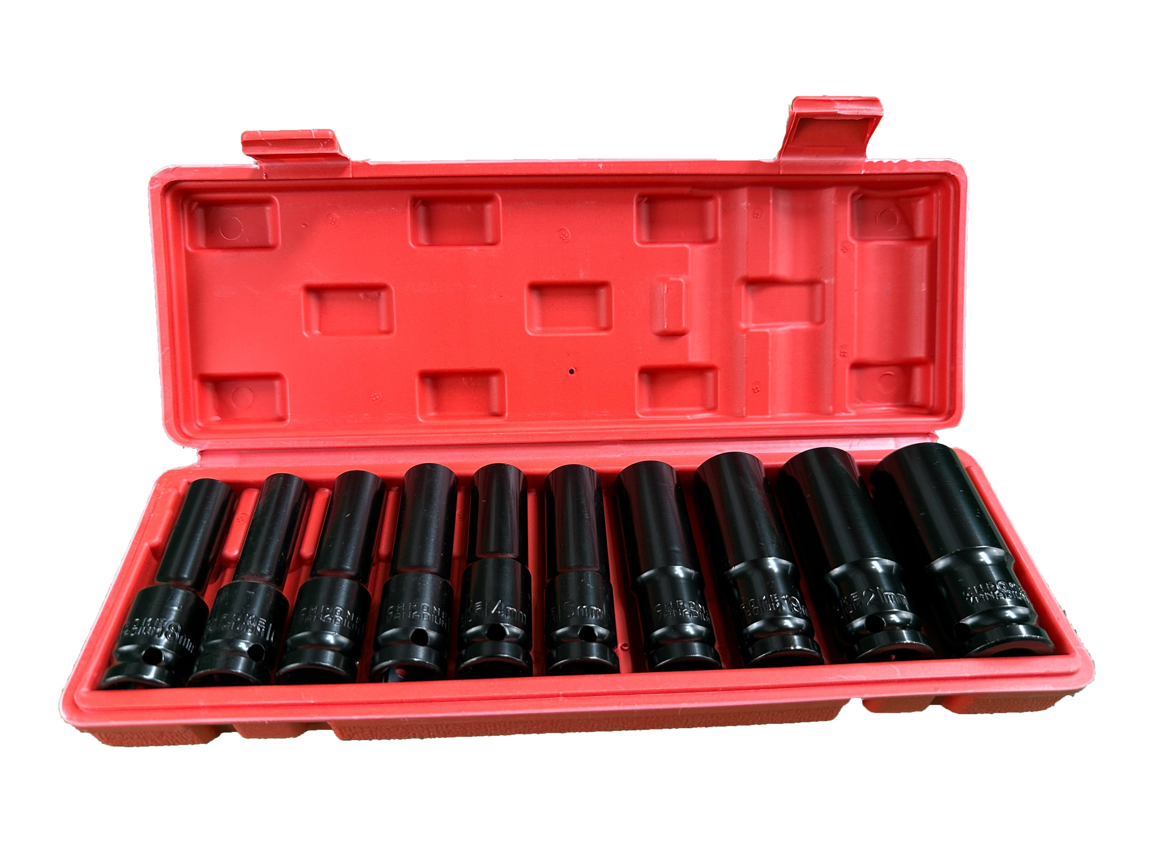 Dugókulcs készlet 1/2 hosszú 8-24 mm 10 db GEBO TOOLS