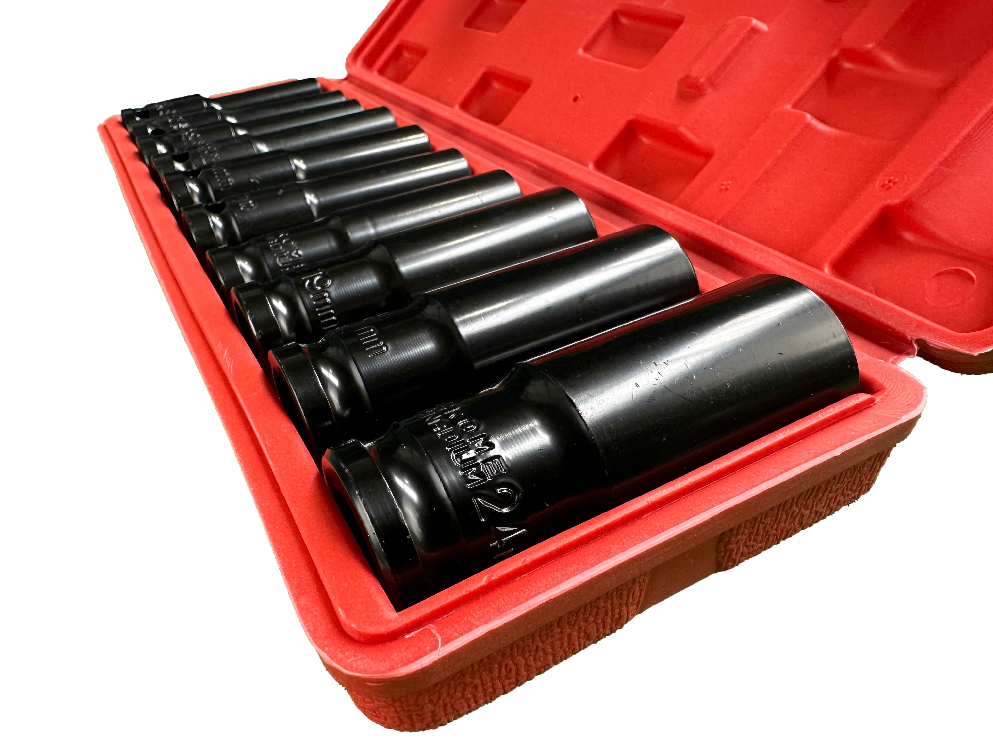 Dugókulcs készlet 1/2 hosszú 8-24 mm 10 db GEBO TOOLS