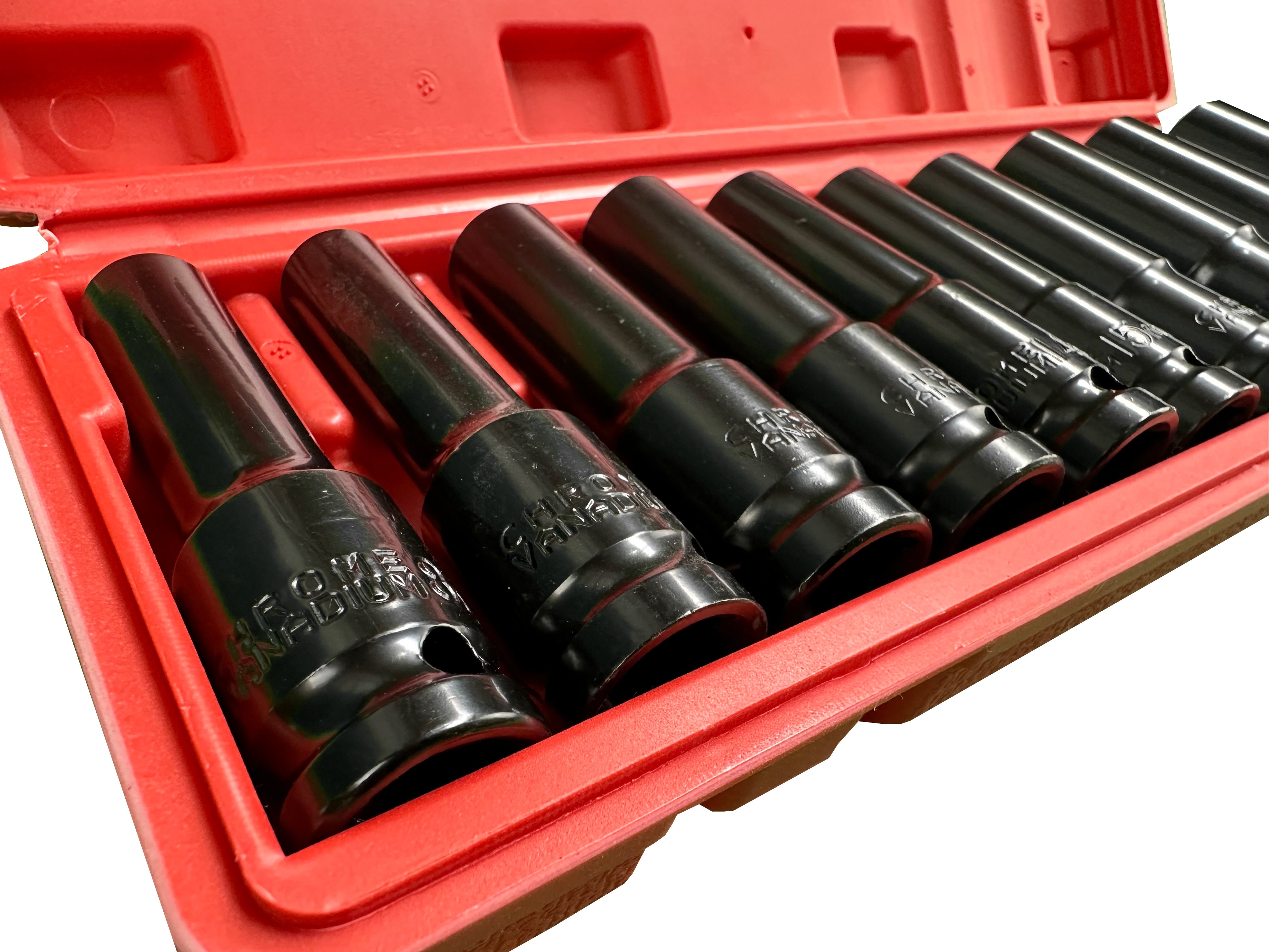 Dugókulcs készlet 1/2 hosszú 8-24 mm 10 db GEBO TOOLS
