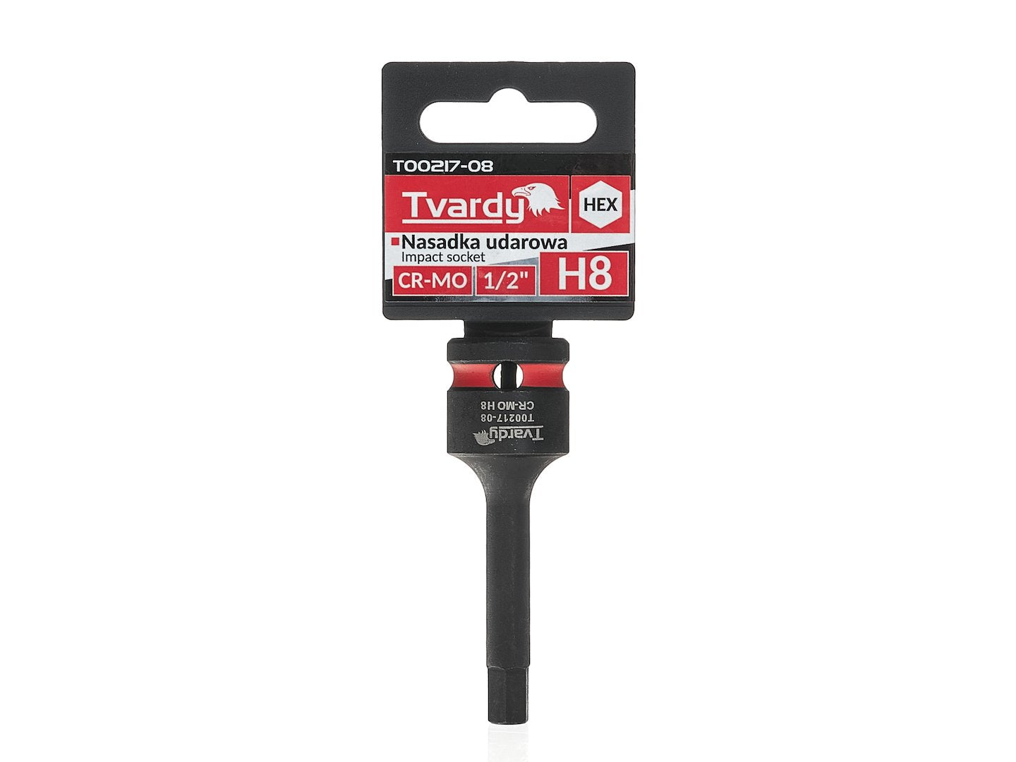 Dugókulcs ütvecsavarhoz hex h8 1/2 cr-mo TVARDY