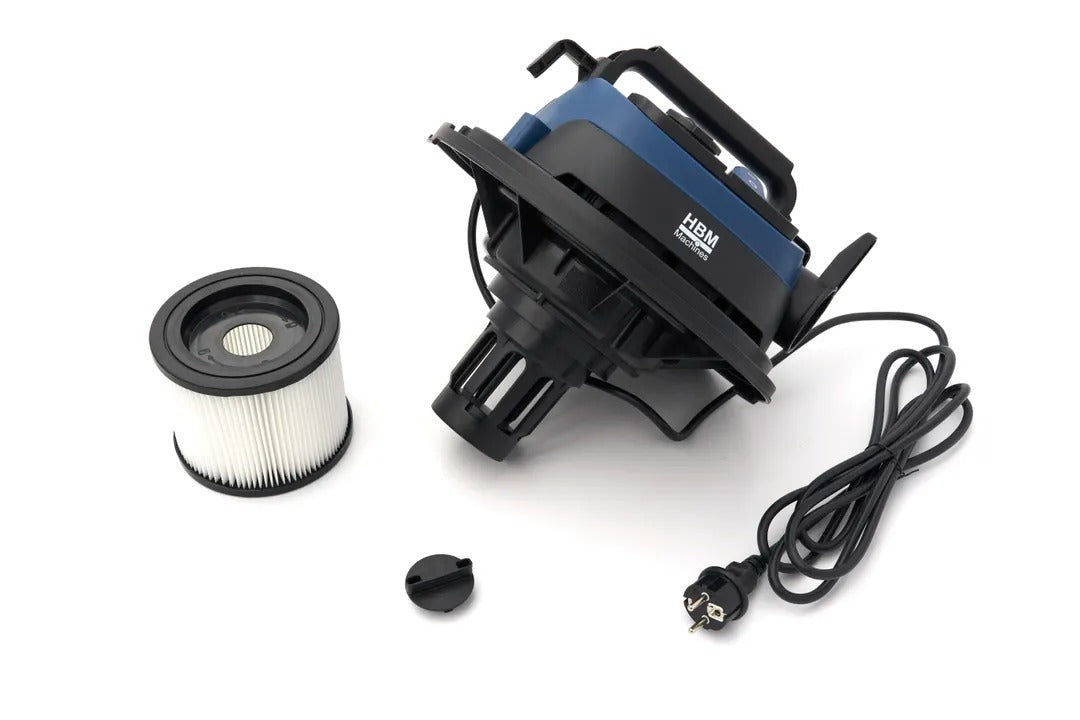 PROFESSZIONÁLIS NEDVES/SZÁRAZ PORSZÍVÓ, 1600 W, 40 LITERES KOMPAKT ÉS CSENDES HBM